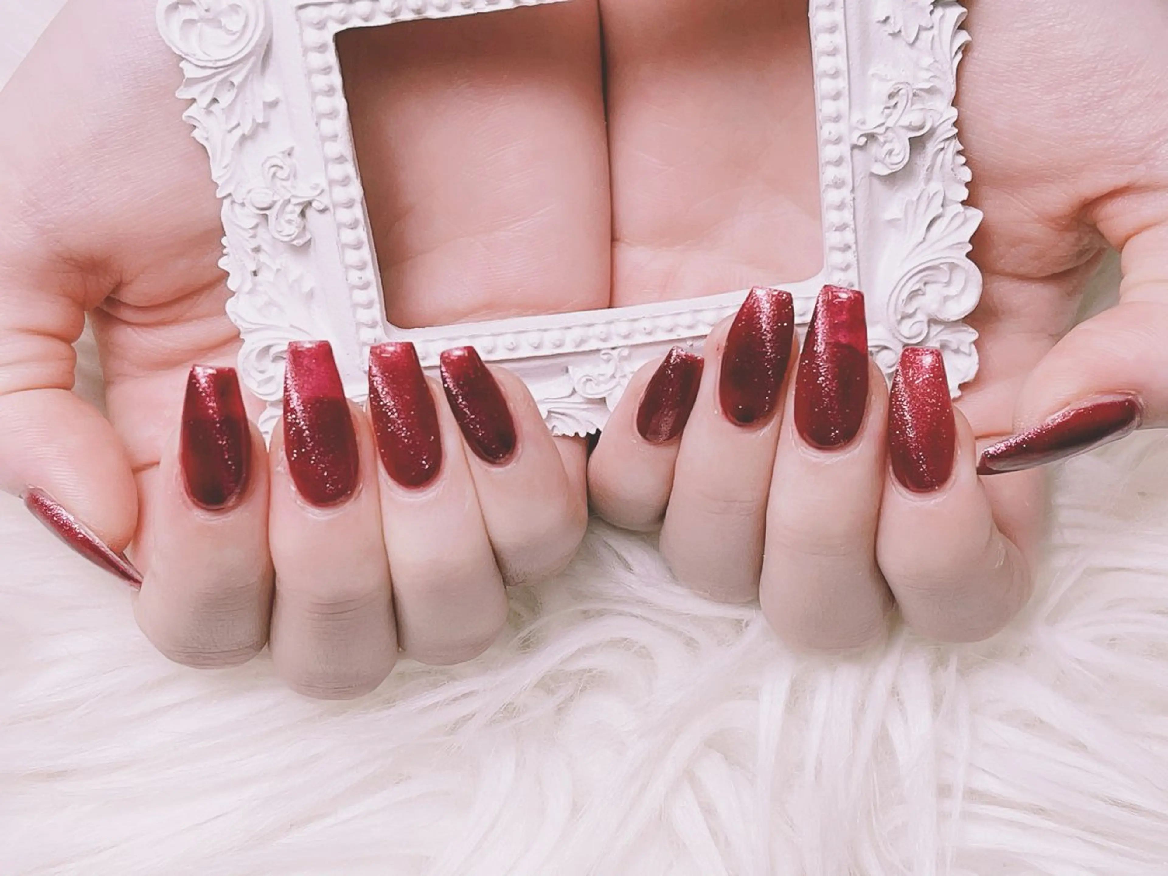 メンズ ネイル アートネイル フレンチネイル ジェルネイル キラキラネイル パラジェル ハンドネイル Bloom スカルプ専門店のネイルデザイン