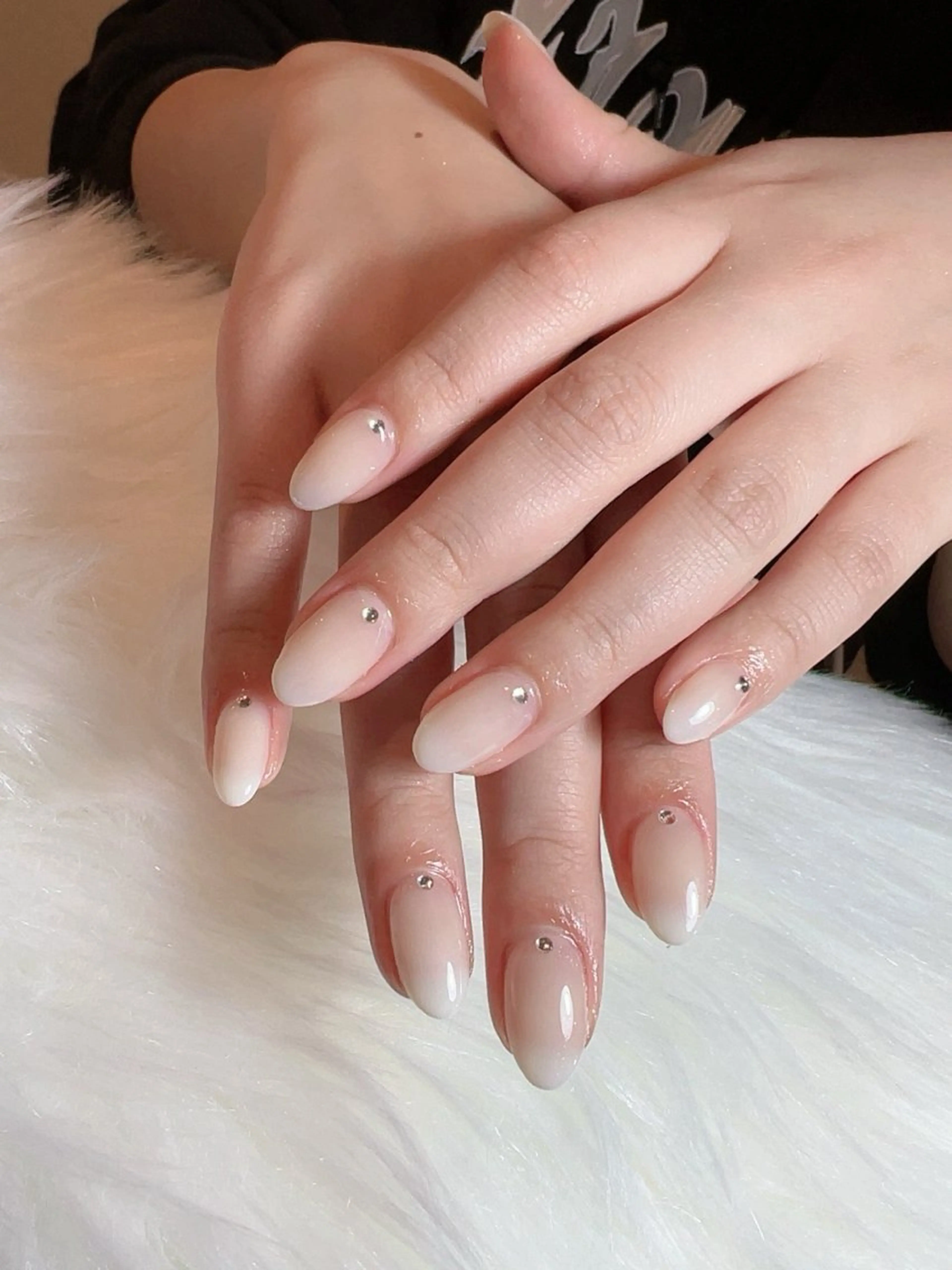 ネイル グラデーション キラキラネイル ピンク RUBY Nail 日暮里店のネイルデザイン