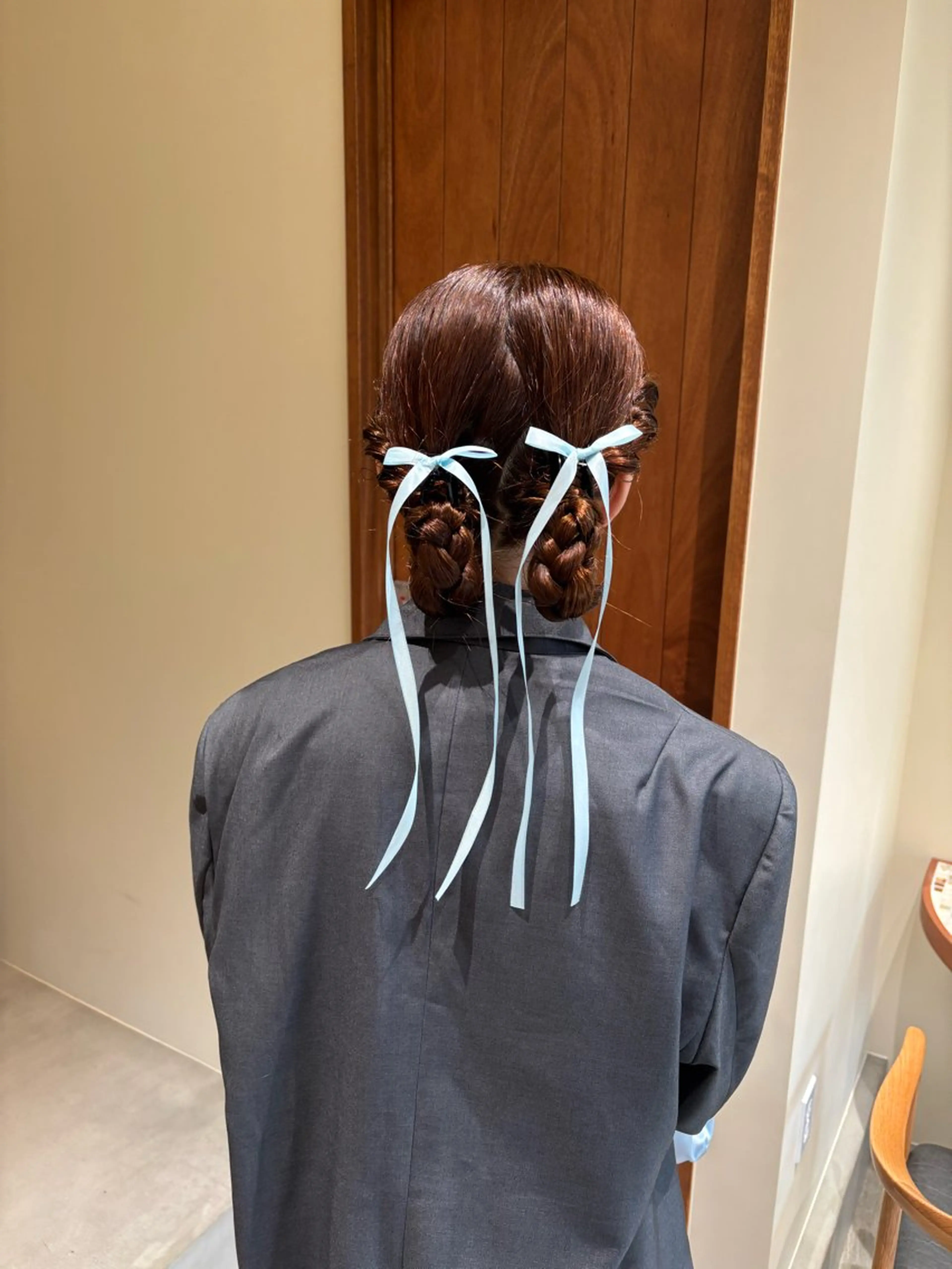 ヘアセット satsuki 暖色・ブラウンカラーのヘアスタイル