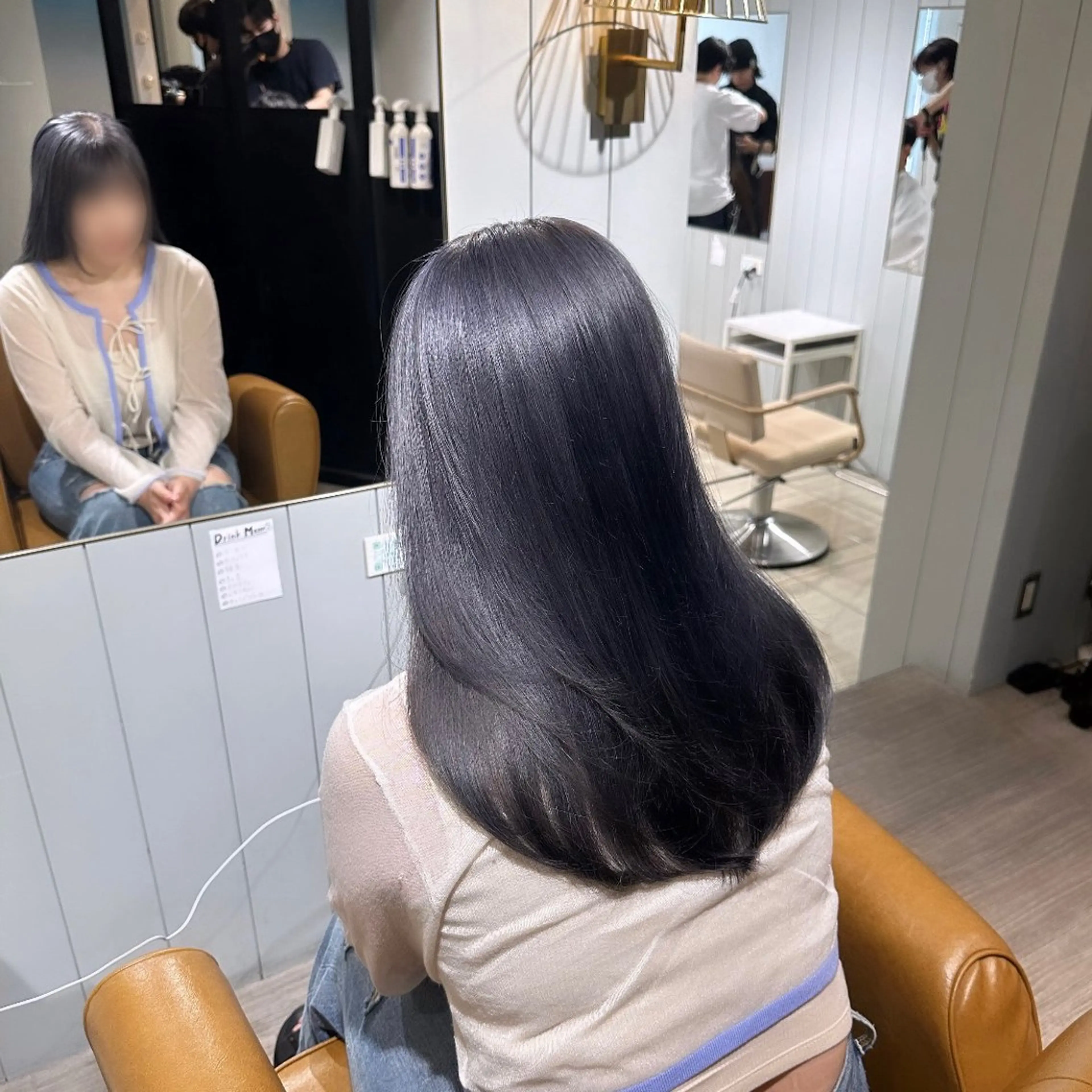 ロング カラー ブリーチ 透明感カラー 韓国ヘア/髪質改善 /natsuki🧸のヘアスタイル