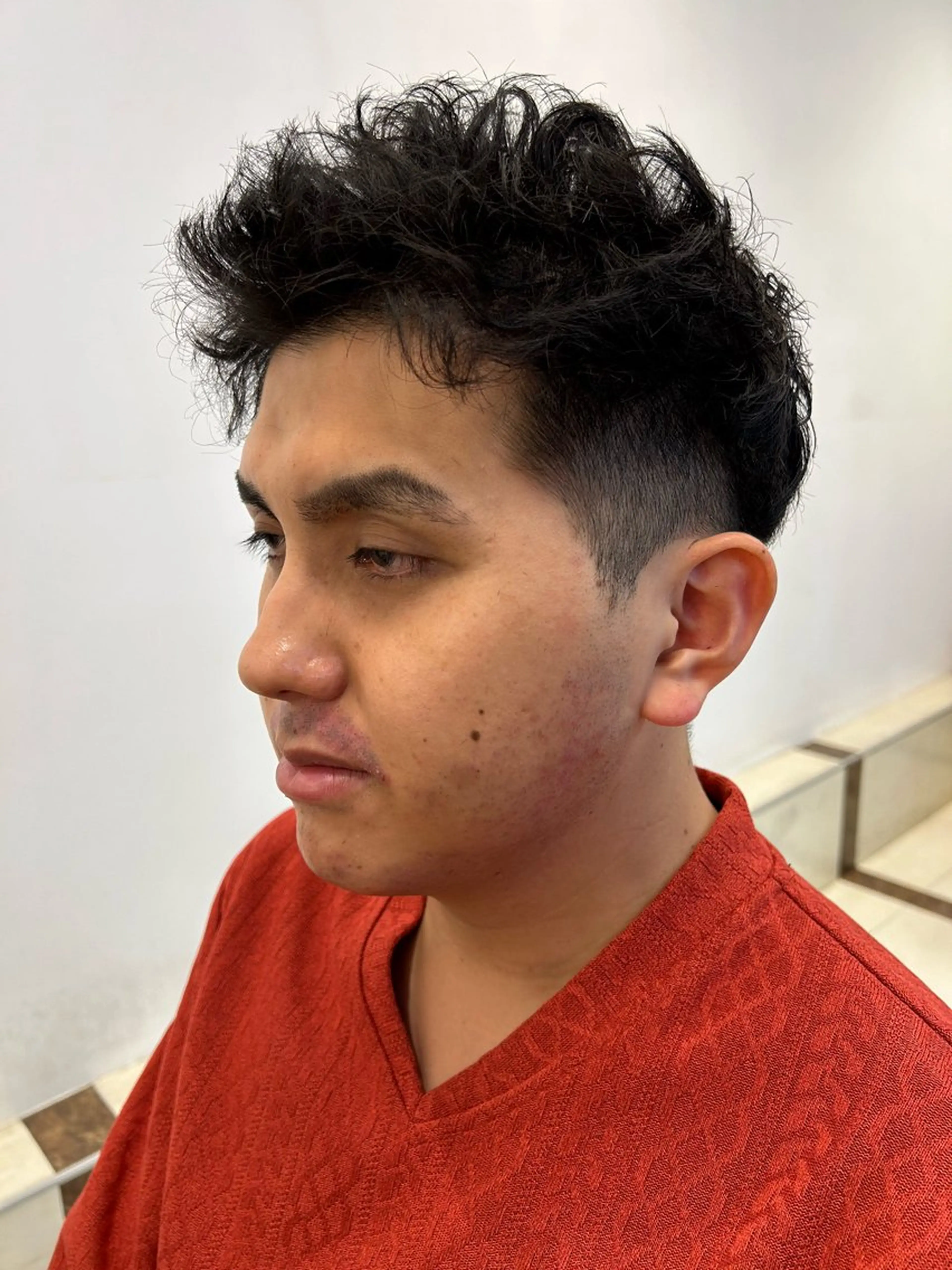 ショート パーマ メンズ モヒカン メンズパーマ ソフトモヒカン 伊藤 美紀のヘアスタイル