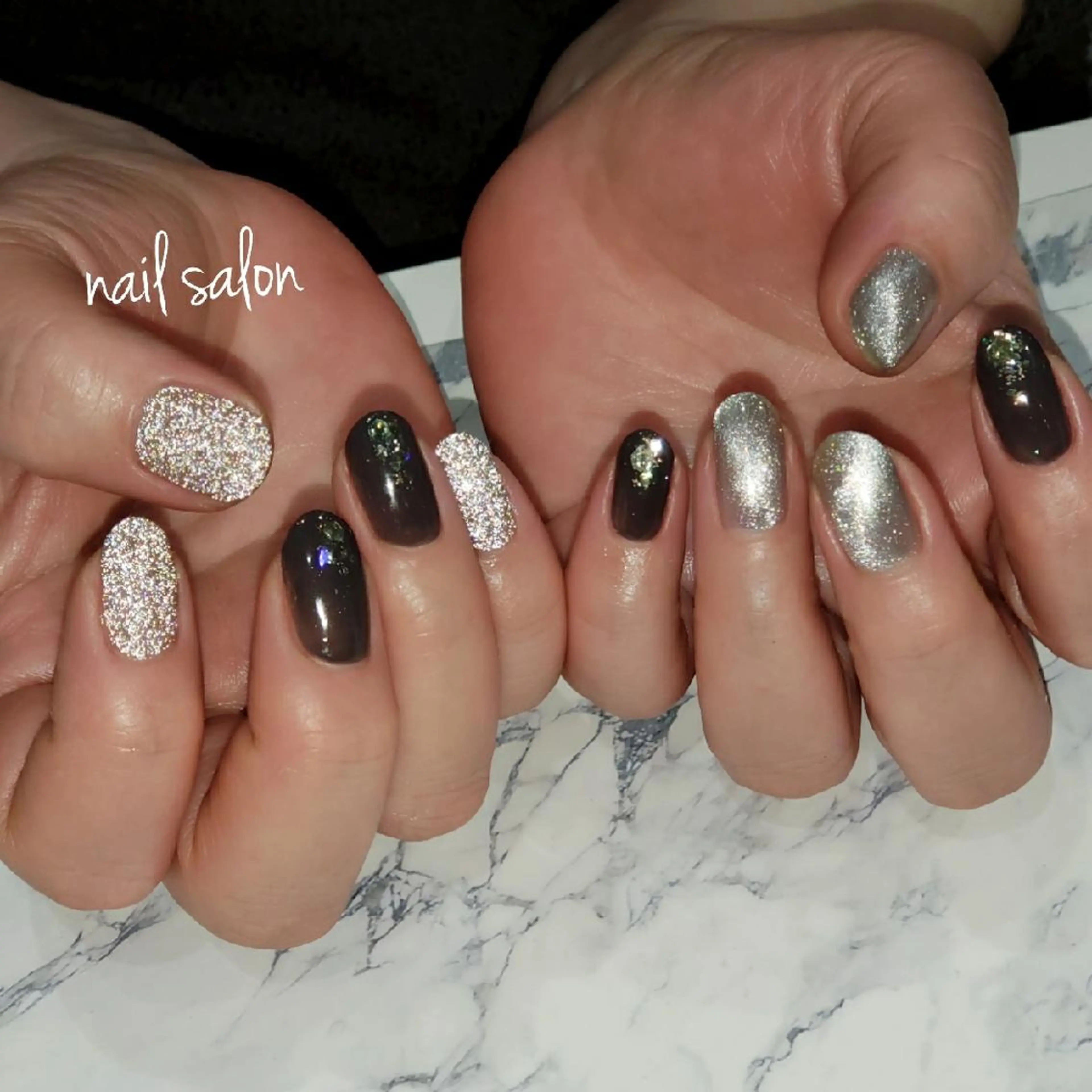 ネイル フラッシュネイル マグネットネイル nail salon Dio所属・Nail salon Dioのネイルデザイン