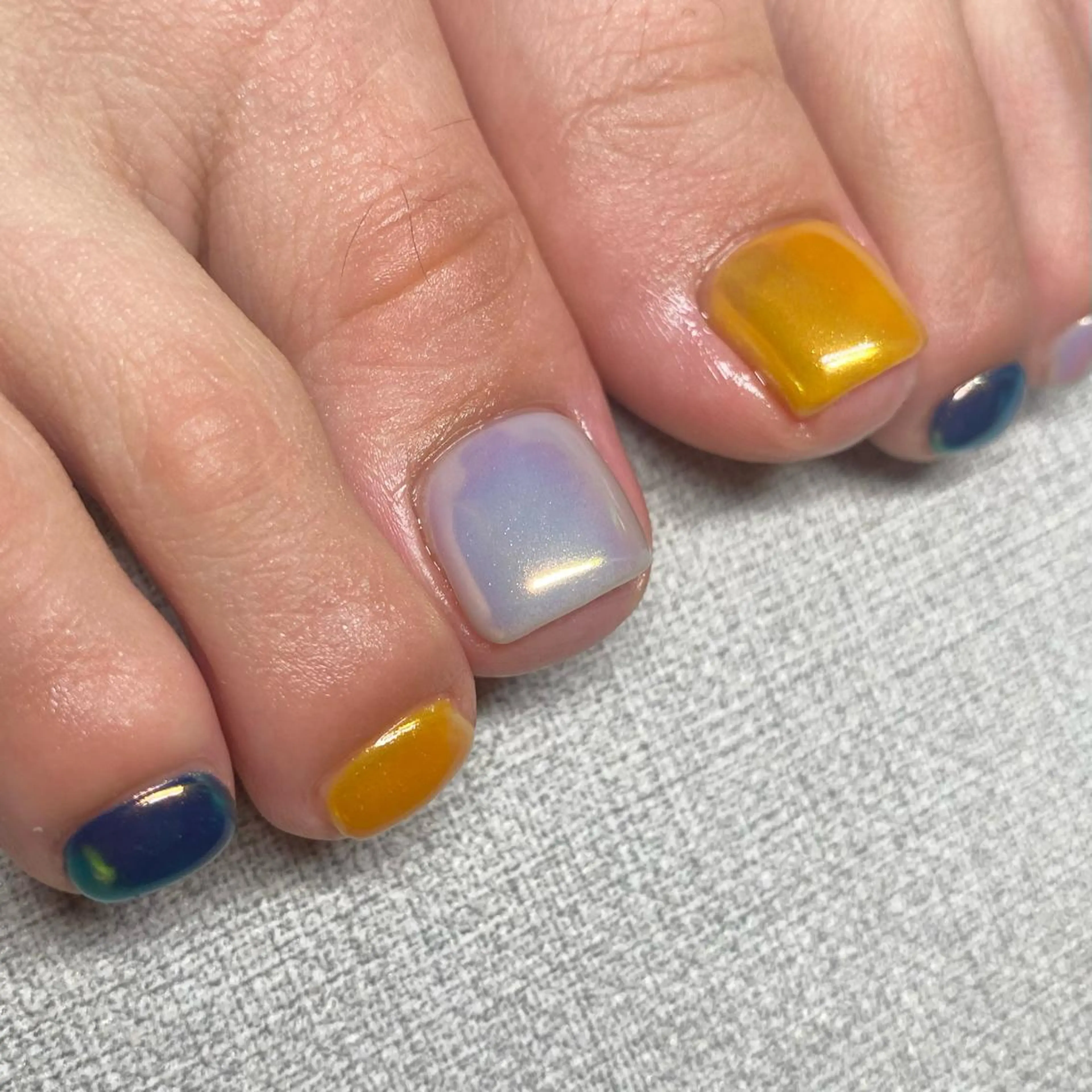 ネイル アートネイル ニュアンスネイル 冬ネイル フットネイル 山田 貴子のネイルデザイン