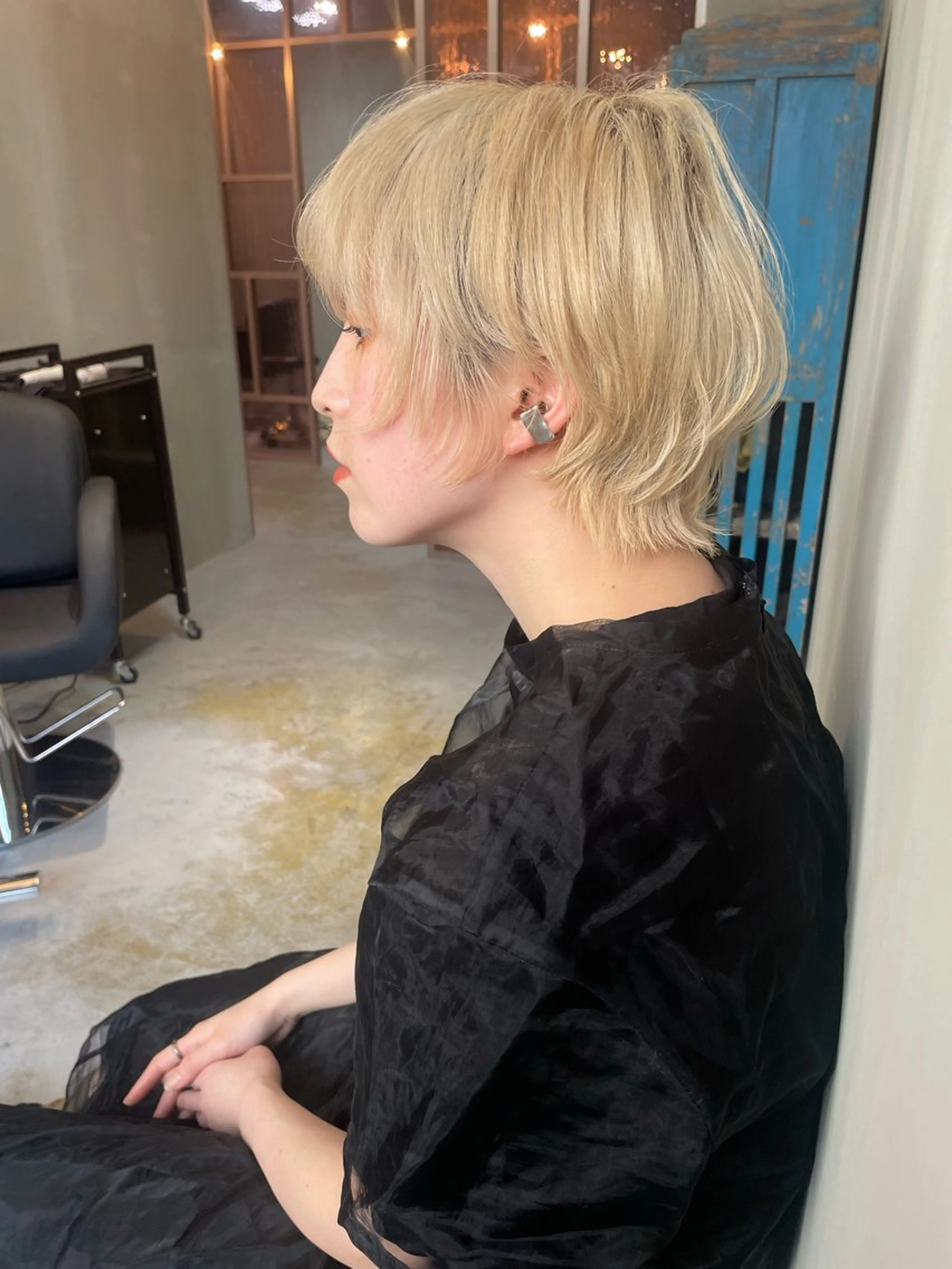 ショート カラー カット ヘアカラー トリートメント ショート/ボブ/ 心斎橋/宮脇美奈のヘアスタイル