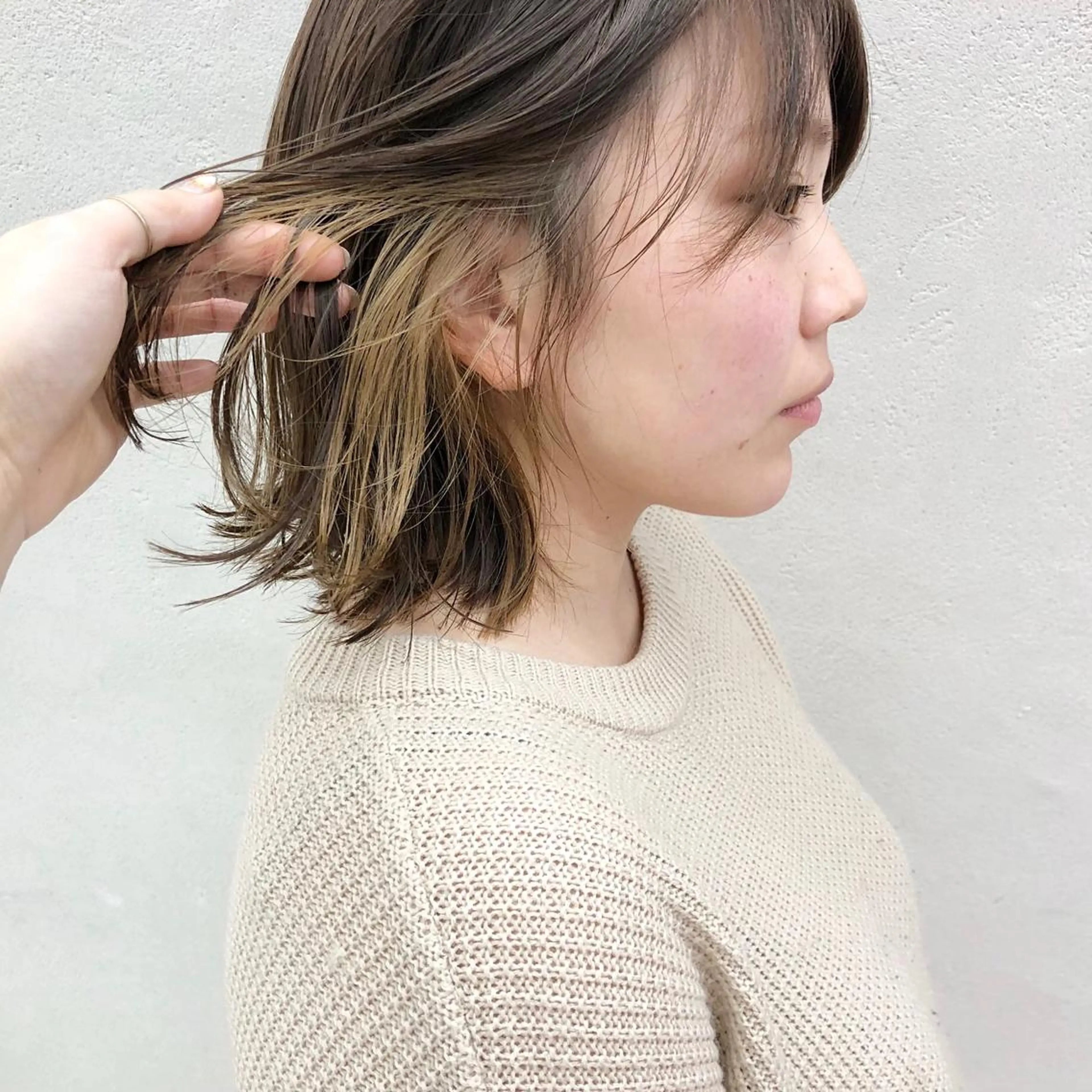 ミディアム カラー GrandStory SHIBUYA所属・卒業式お呼ばれ🕊️ ヘアセット✴︎ミキのヘアスタイル