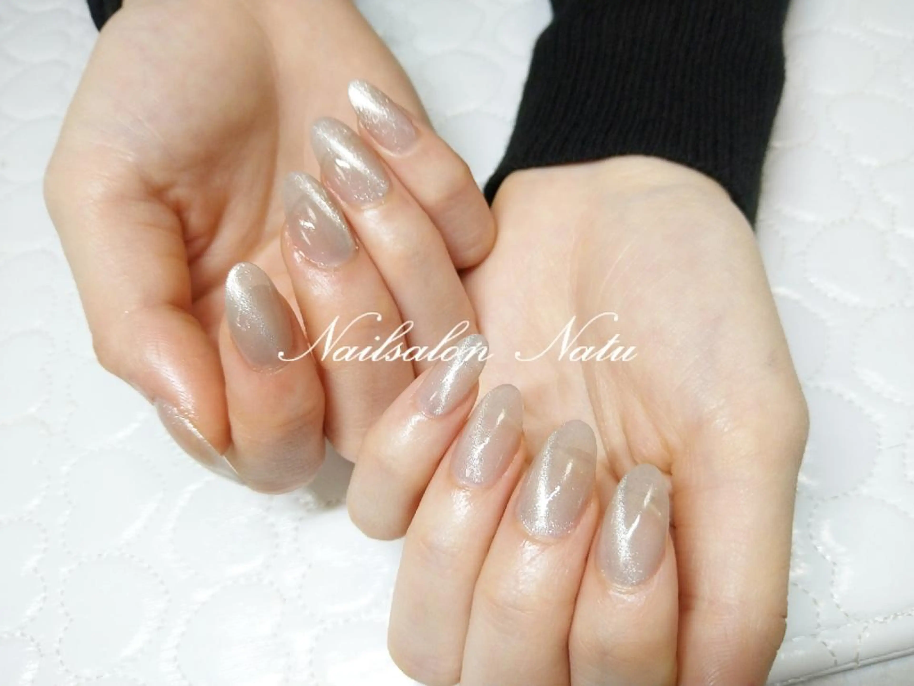 ネイル 長さ出し マグネットネイル ショートネイル nailsalon Natuのネイルデザイン