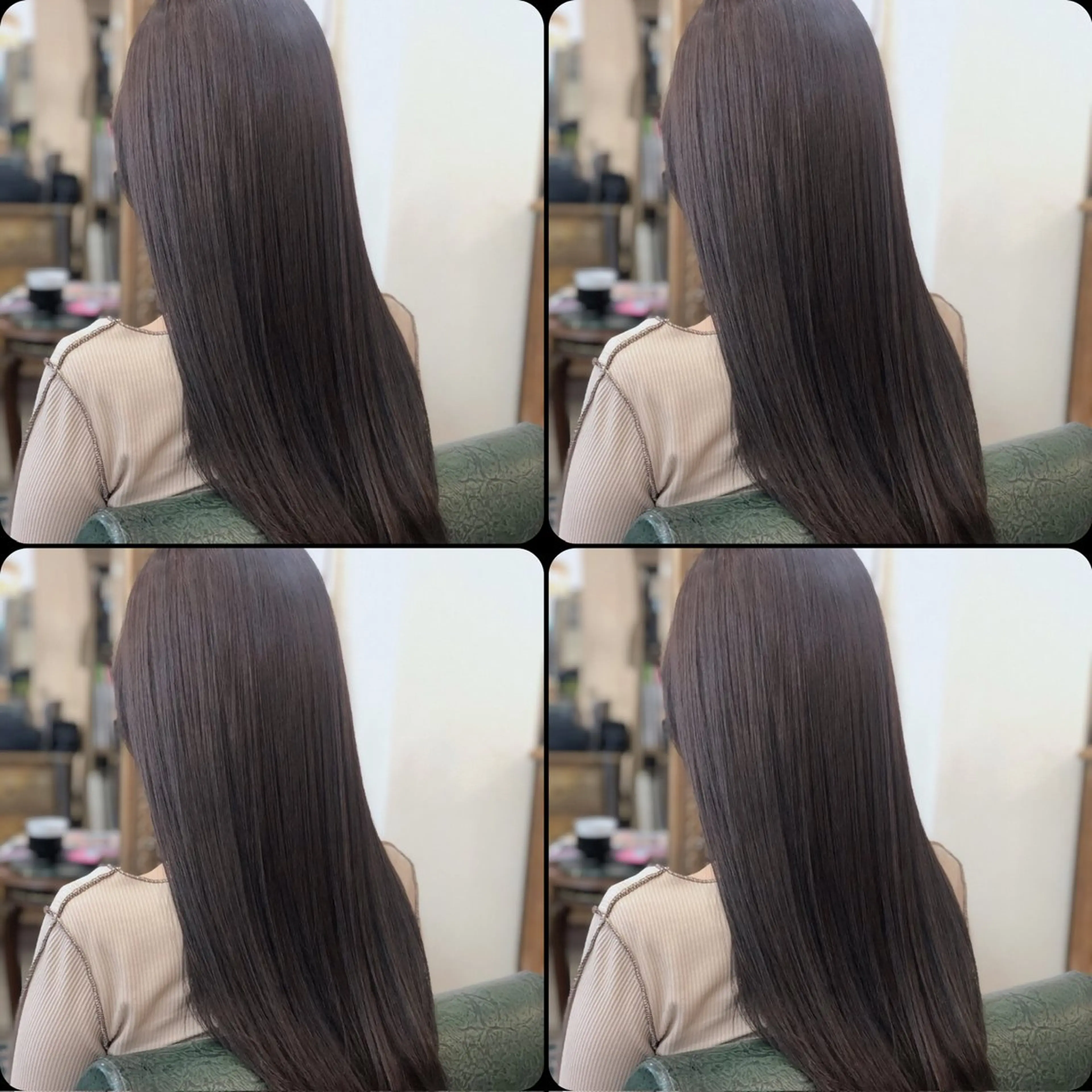 ロング ヘアカラー ❤︎大人シック ベージュrihoのヘアスタイル