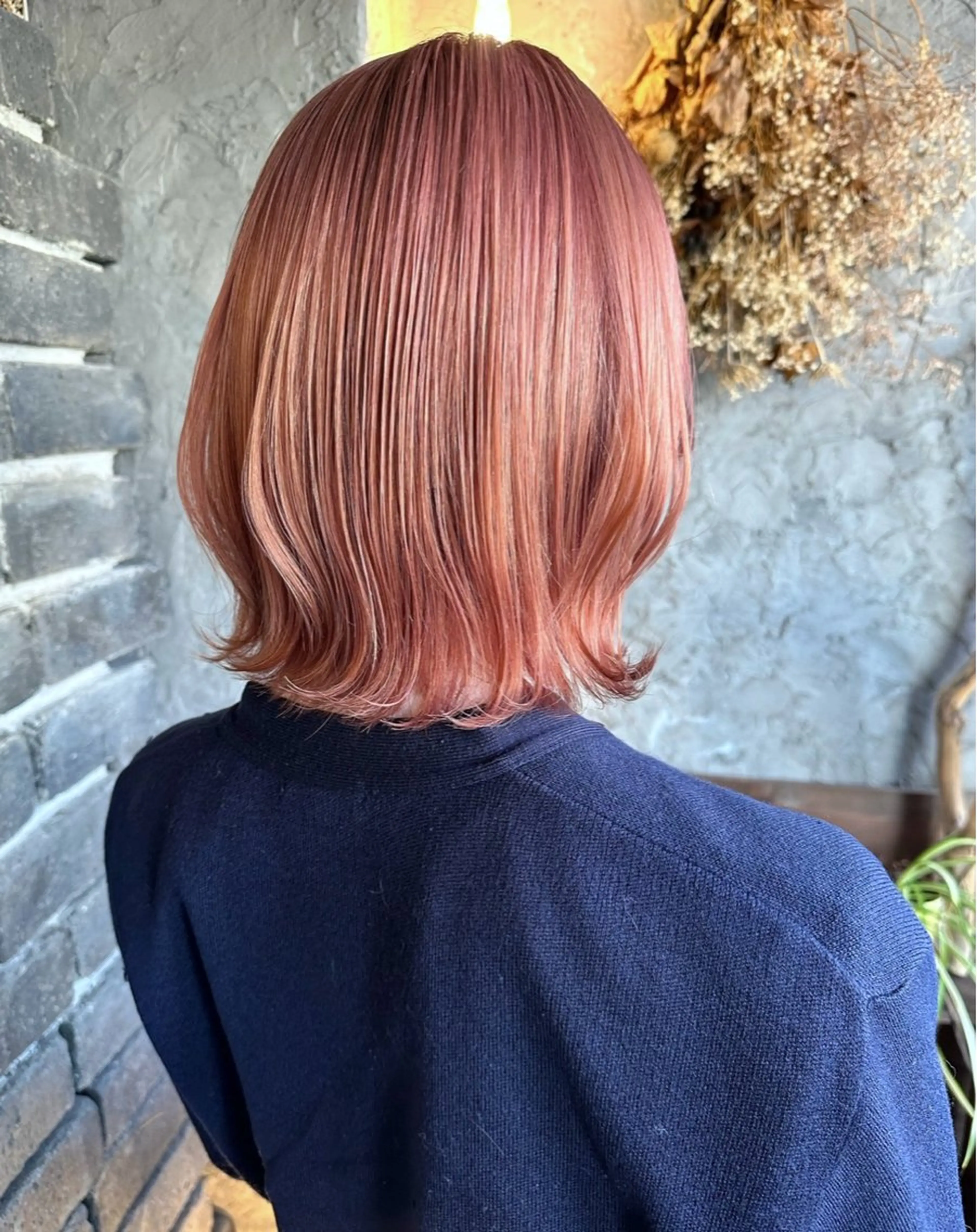 ミディアム ヘアカラー 玉木 育実のヘアスタイル