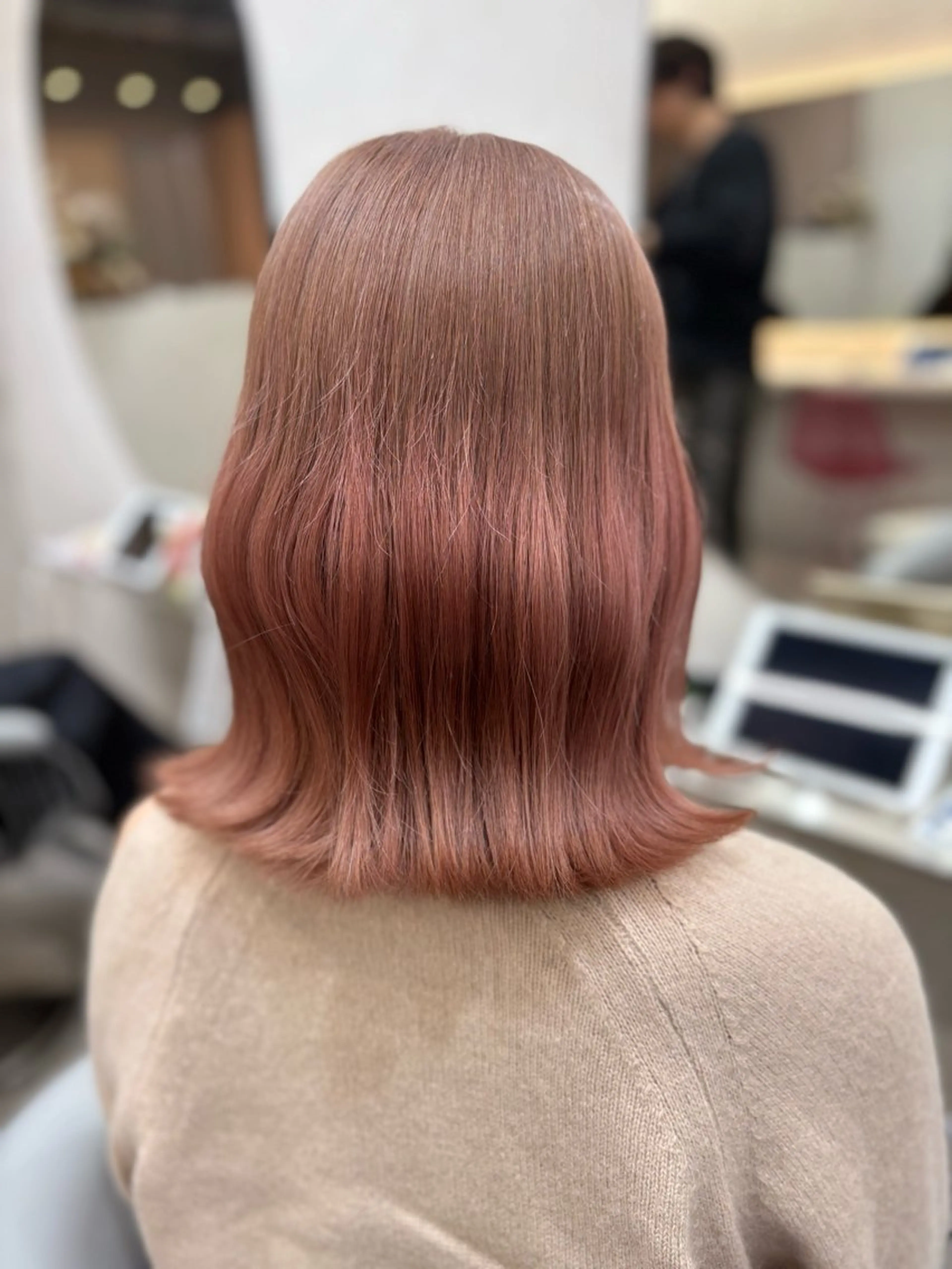 ミディアム カラー カット ヘアカラー トリートメント 新宿/韓国ヘア 中明度カラー/かやのヘアスタイル