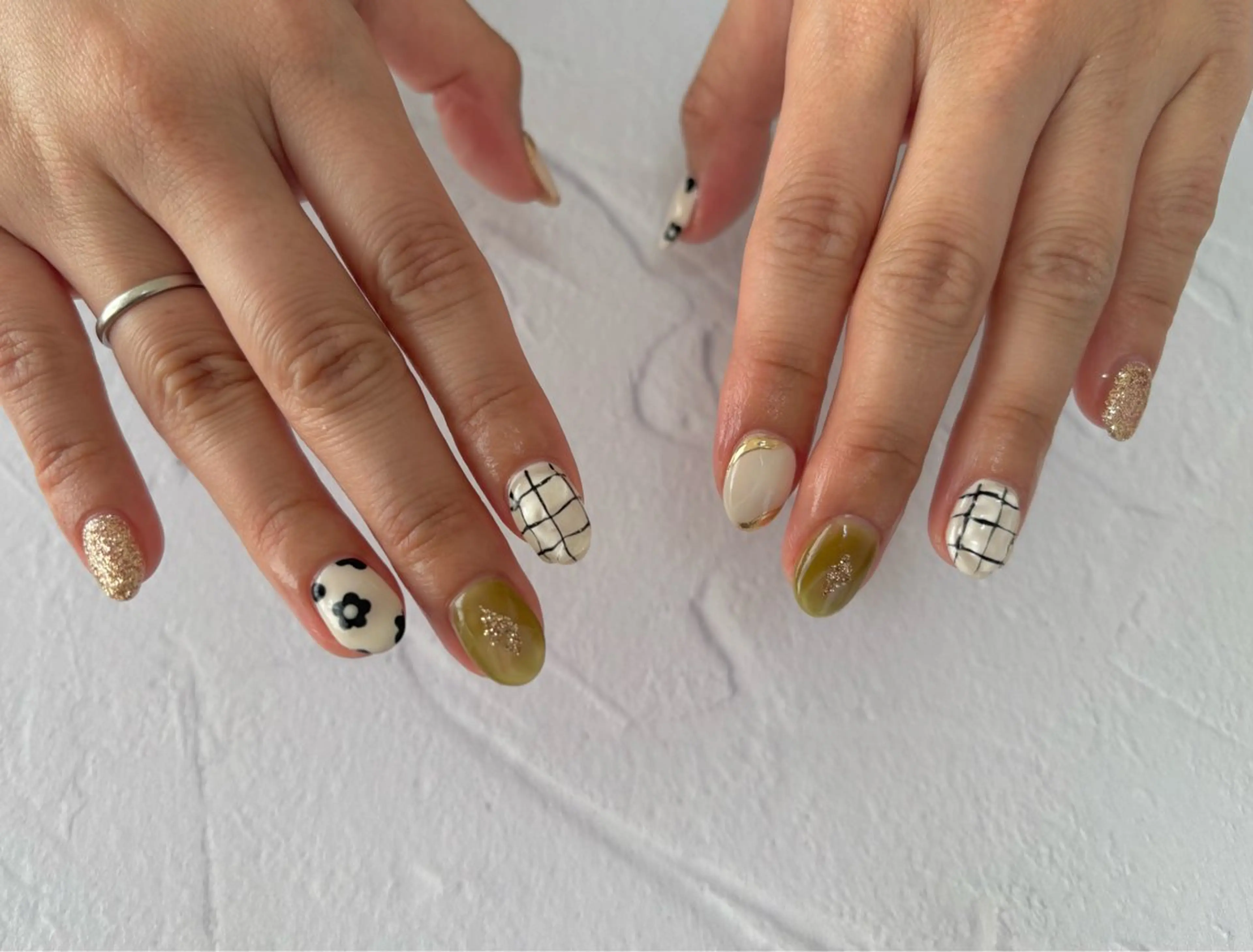 ネイル 愛川町 あんすりうむのネイルデザイン