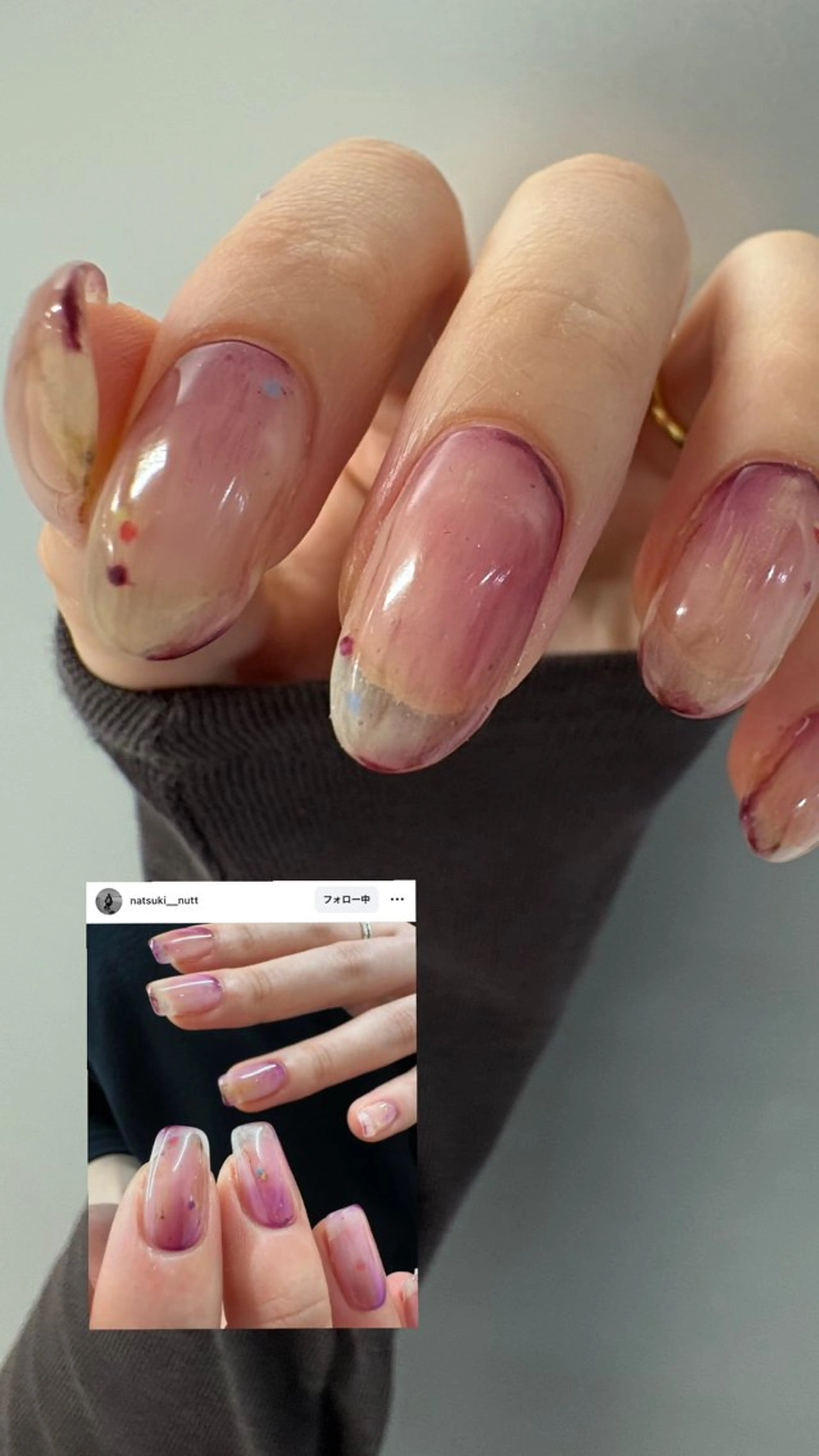 ネイル ハンドネイル 甲村 未玖のネイルデザイン