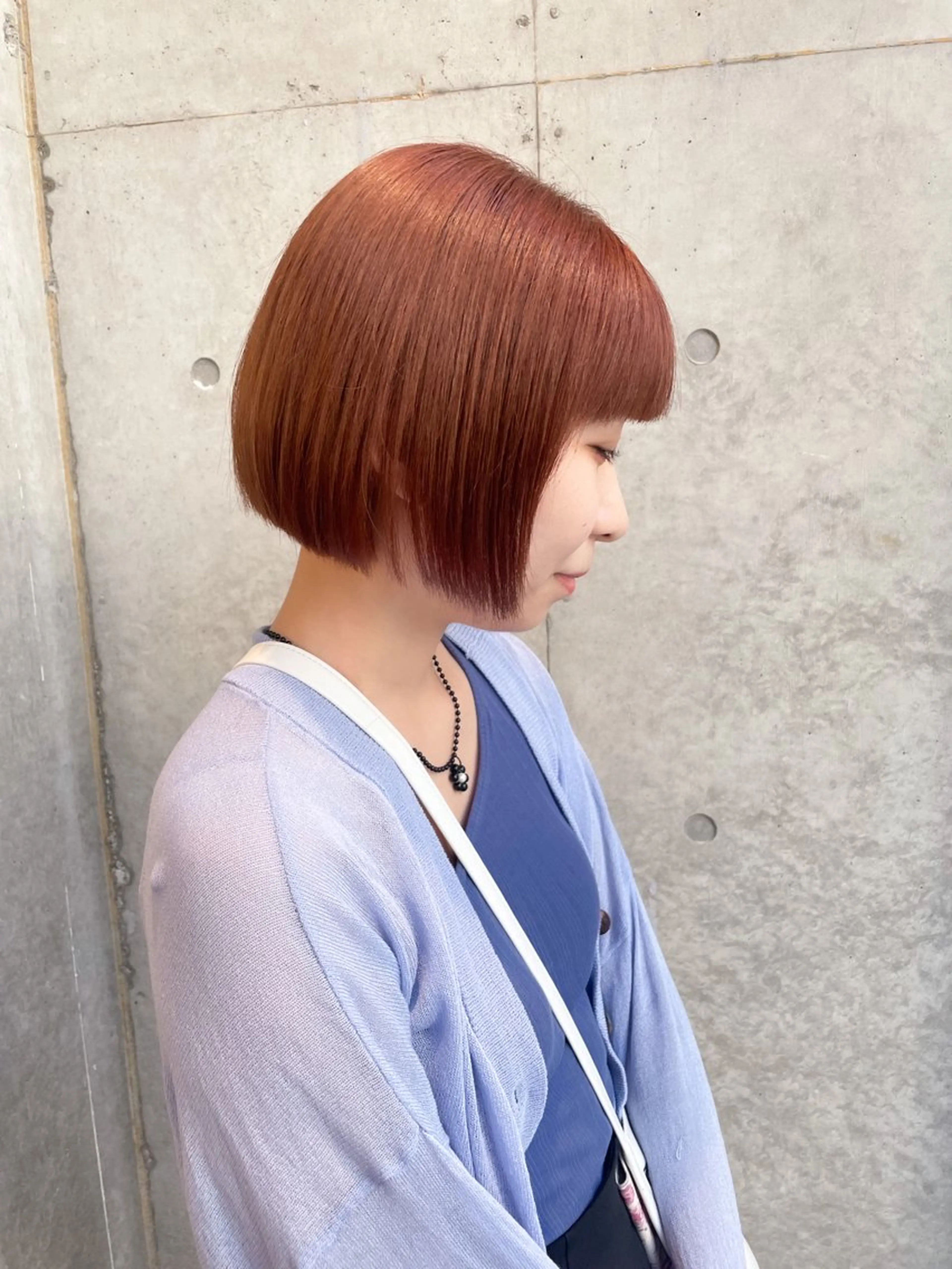 ショート カラー ヘアアレンジ ミニボブ/ブリーチ 🌈MISATOのヘアスタイル