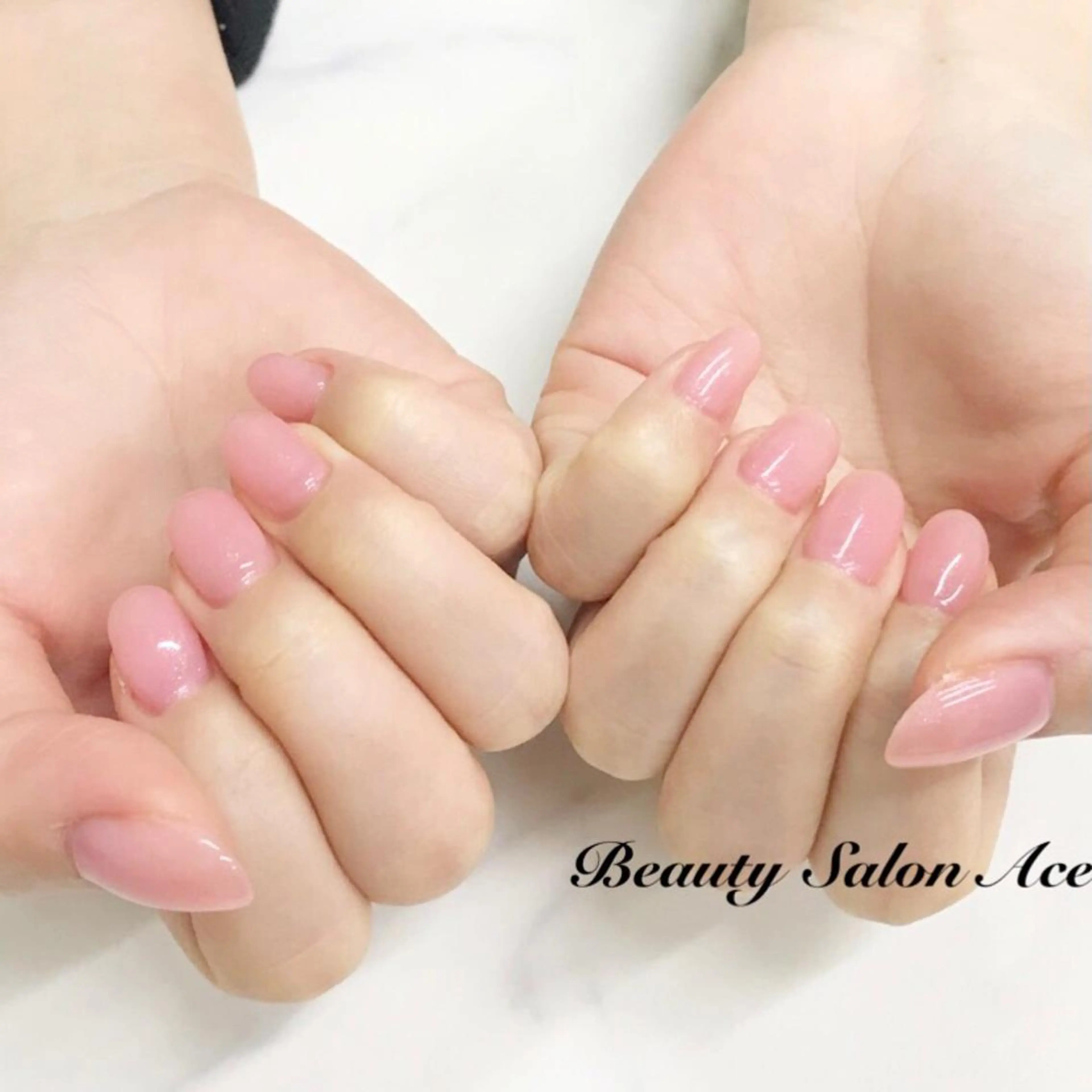 ネイル ワンカラーネイル Beauty Salon Ace（ネイルサロン　エース）所属・池袋フィルイン Ace♡長さだしのネイルデザイン