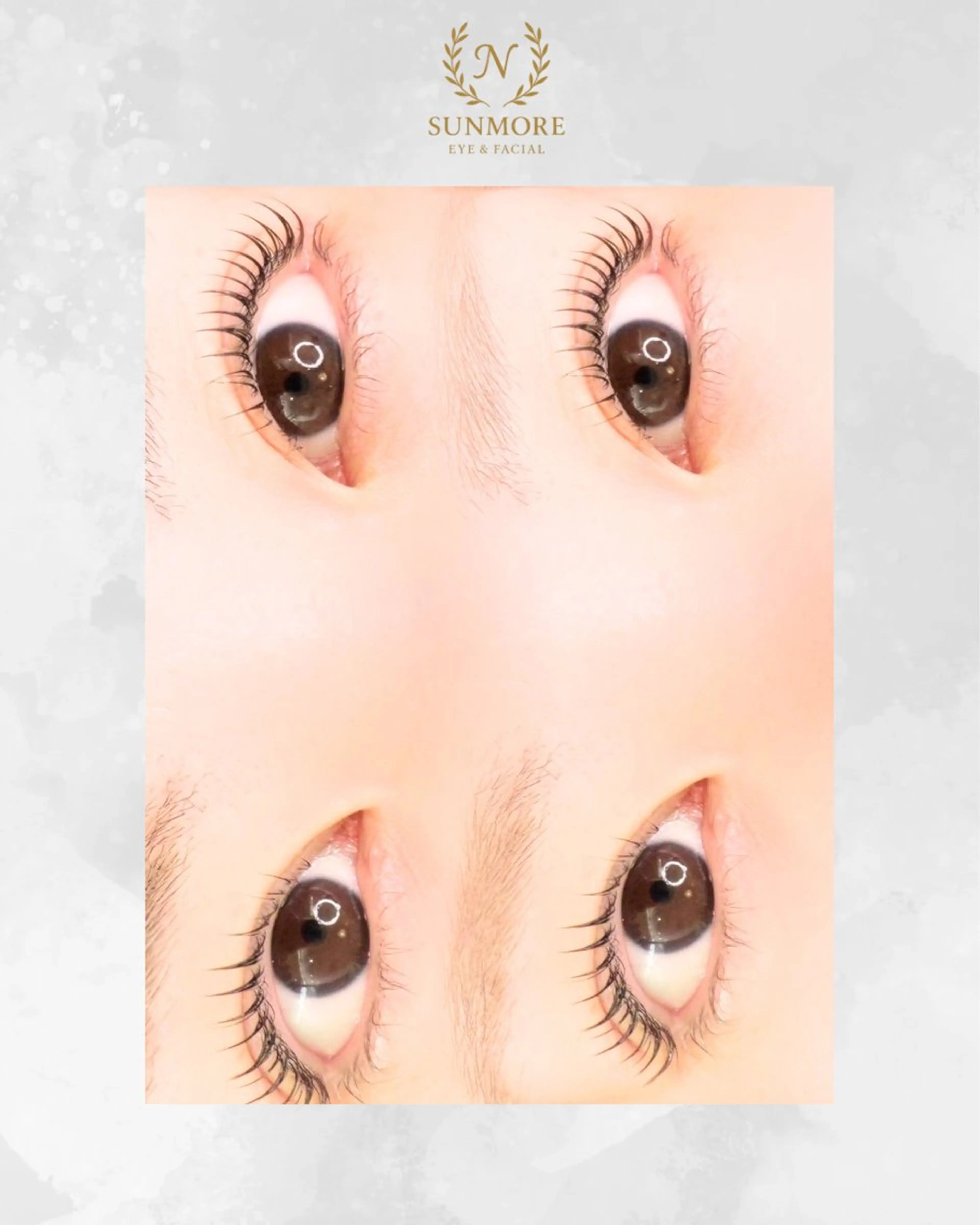 似合わせまつ毛パーマ（上下）の写真