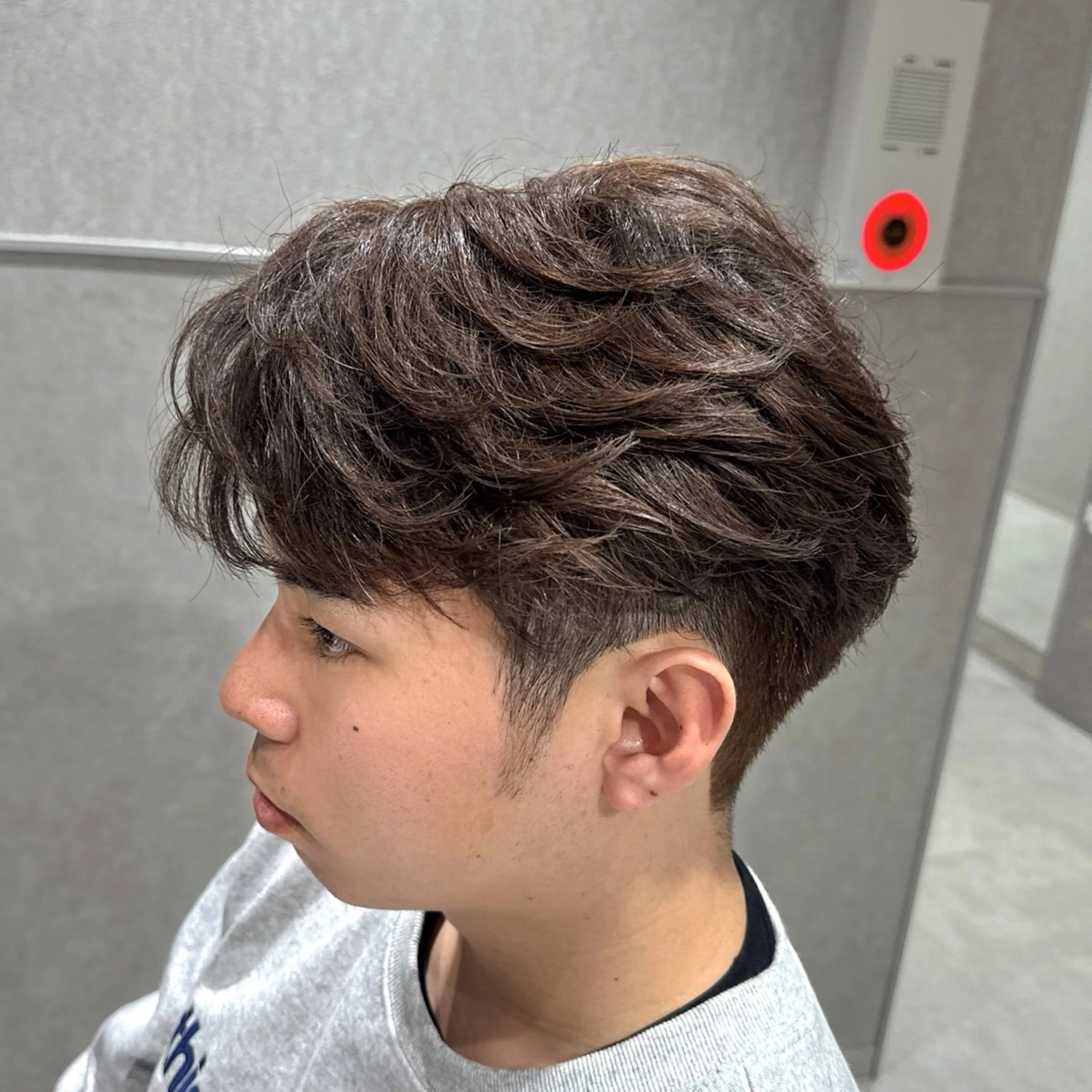 メンズ 曲がる縮毛/カルマパ ーマ/池袋/横村大全のヘアスタイル