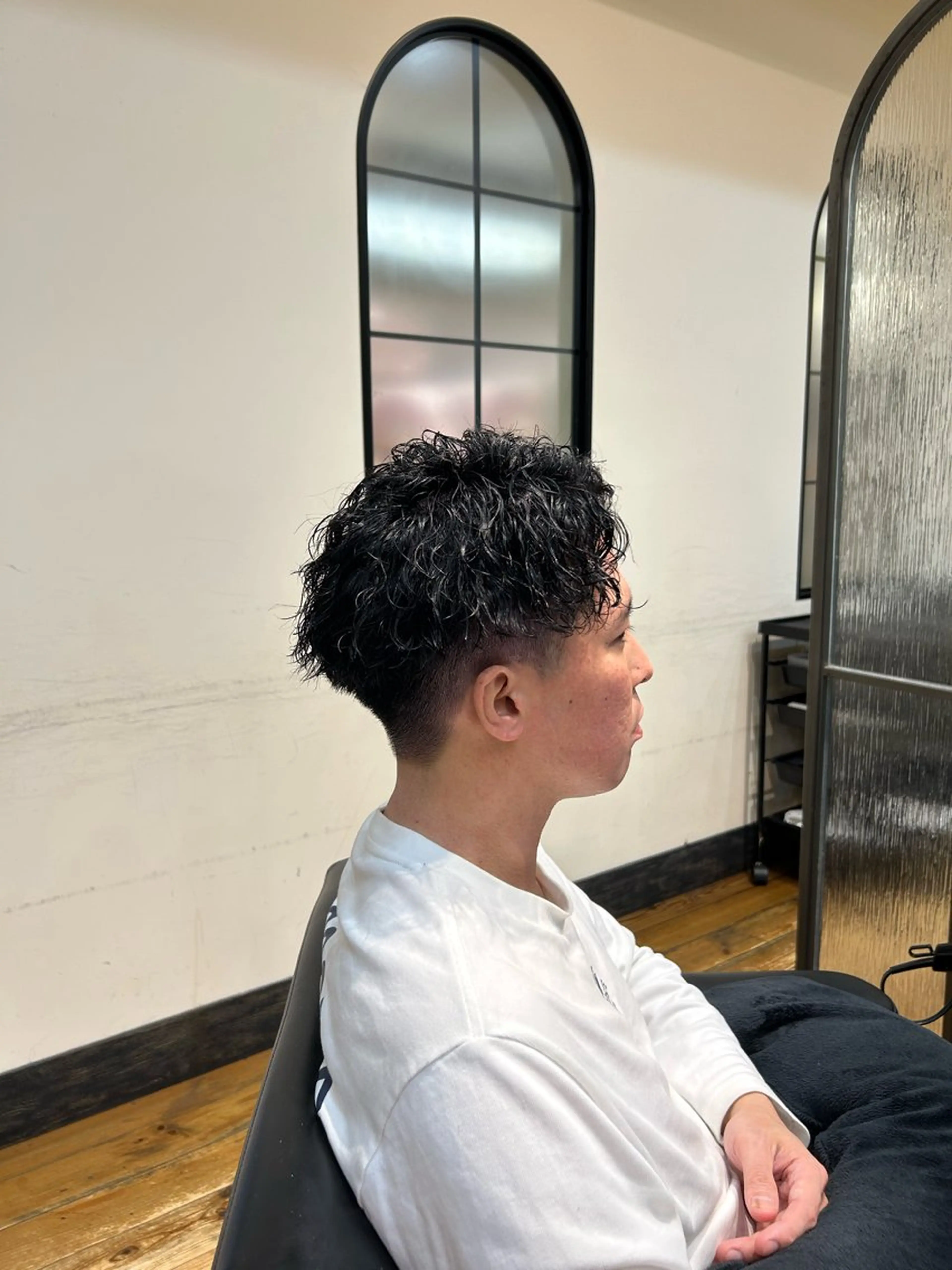 パーマ メンズ メンズパーマ ツイストスパイラルパーマ スパイラルパーマ 🐲ツイスパ🐲 フェード/龍のヘアスタイル