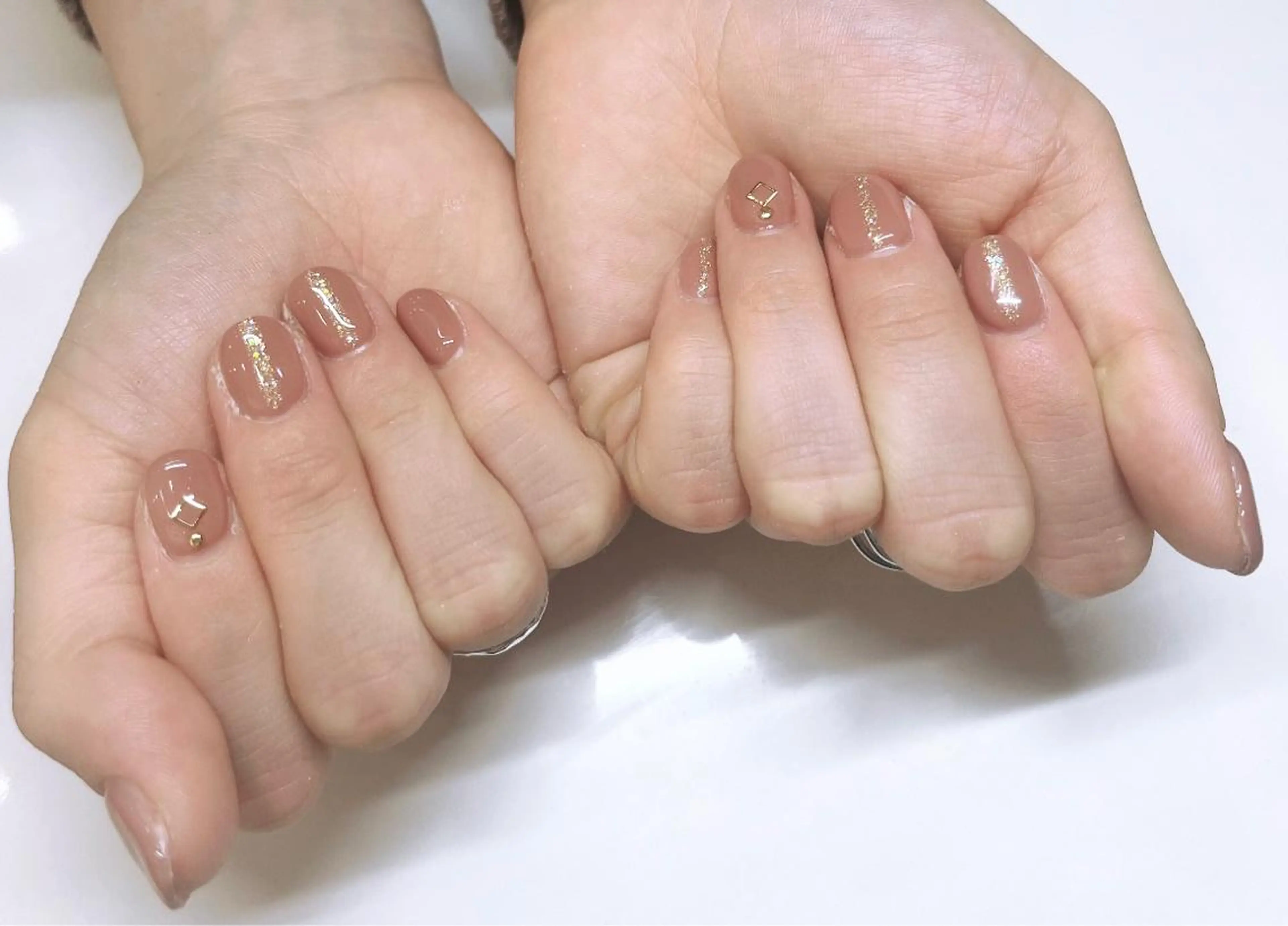 ネイル アートネイル シンプルネイル 山本 杏香のネイルデザイン