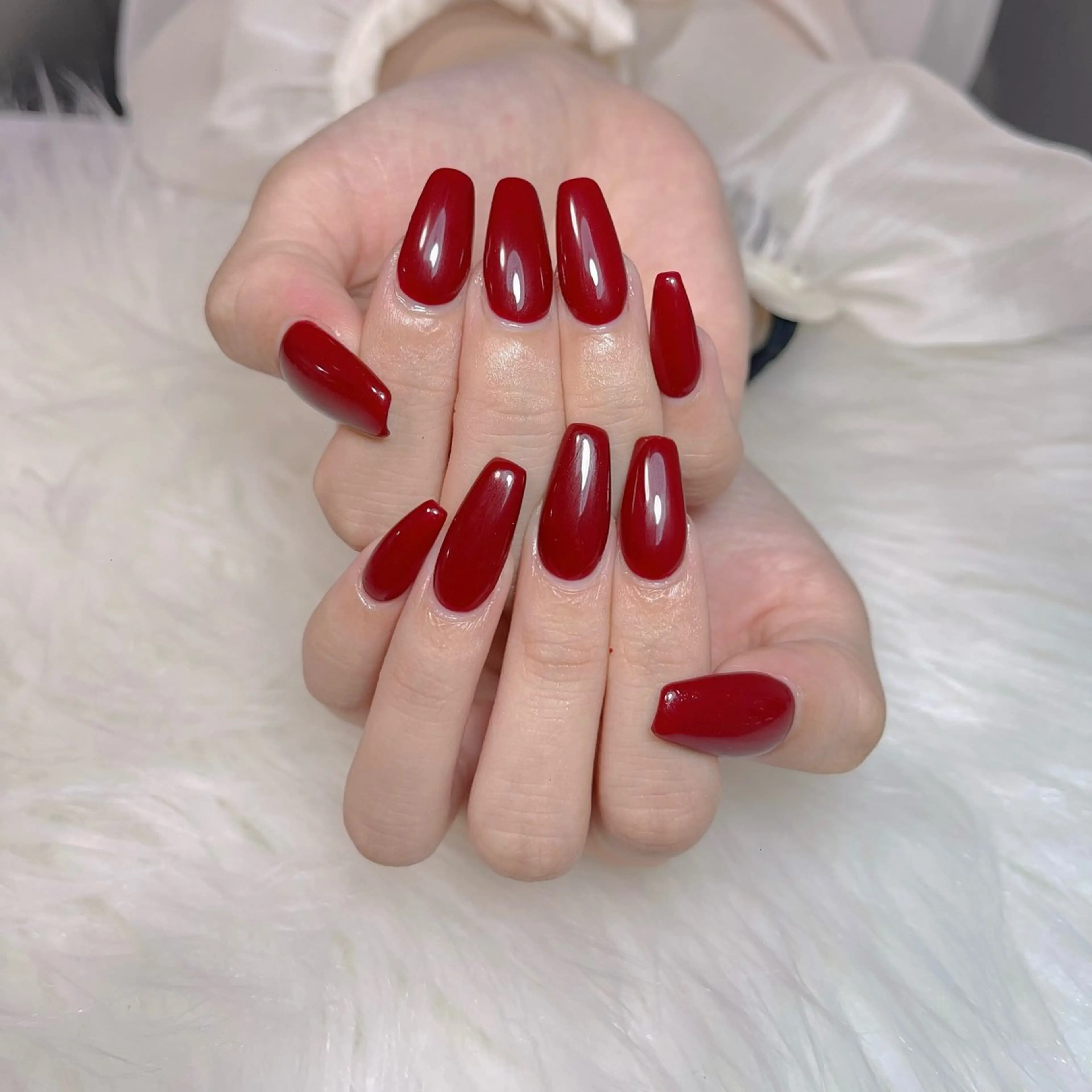 ワンカラー/ラメグランデションの写真