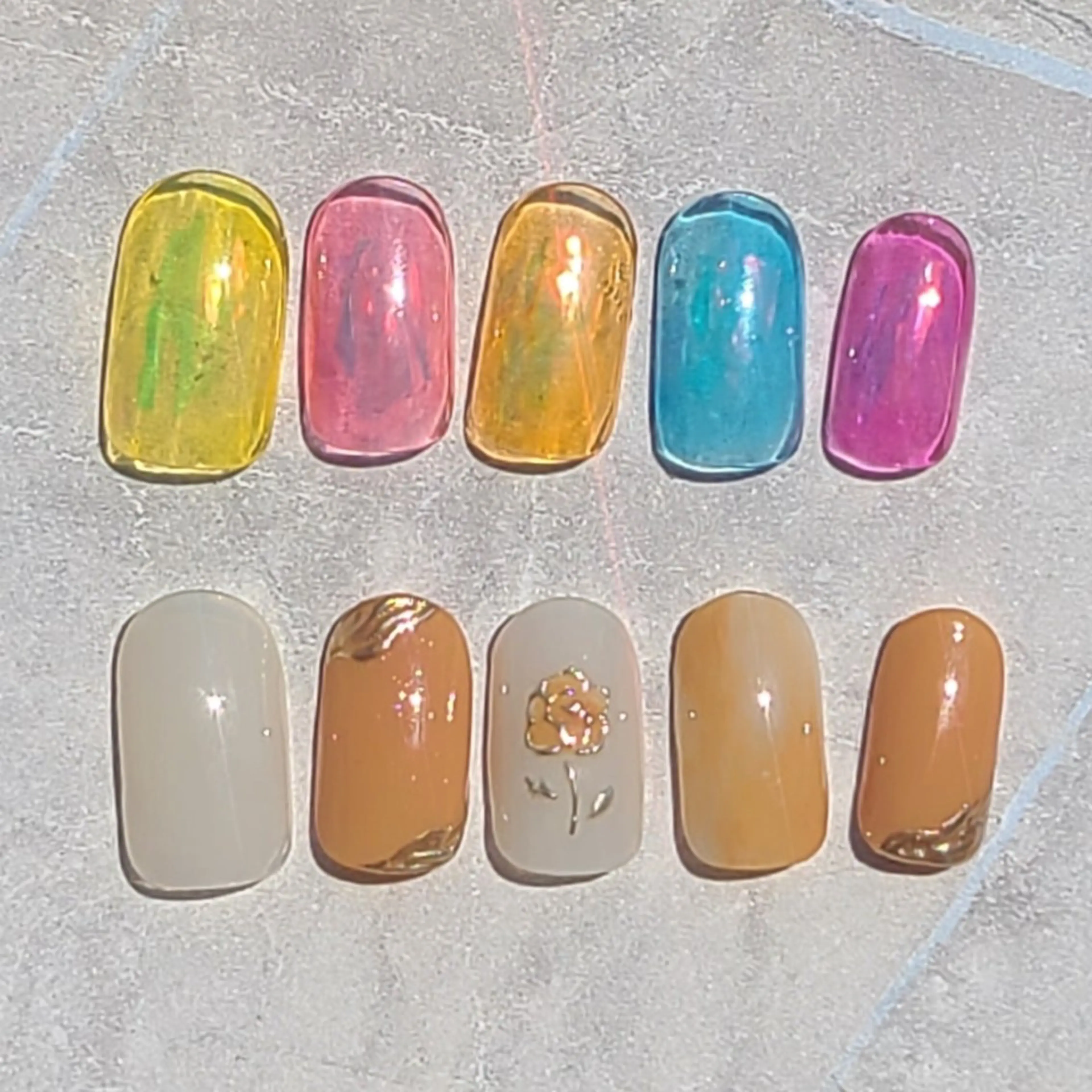 ネイル ハンドネイル 6RokuHair（ロクヘアー)所属・門川 茉奈美のネイルデザイン