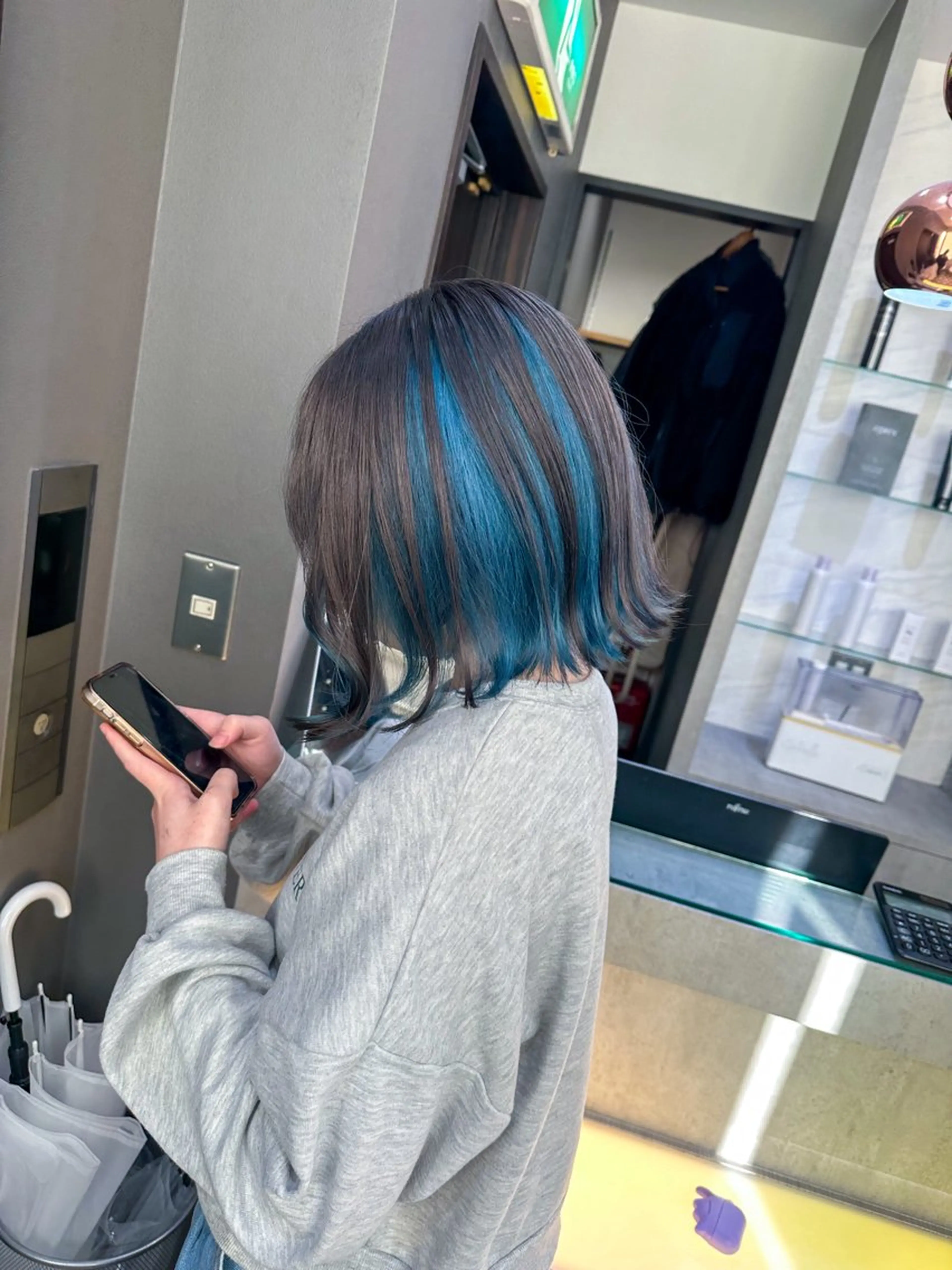 セミロング カラー jill by gisel＿奥家のヘアスタイル