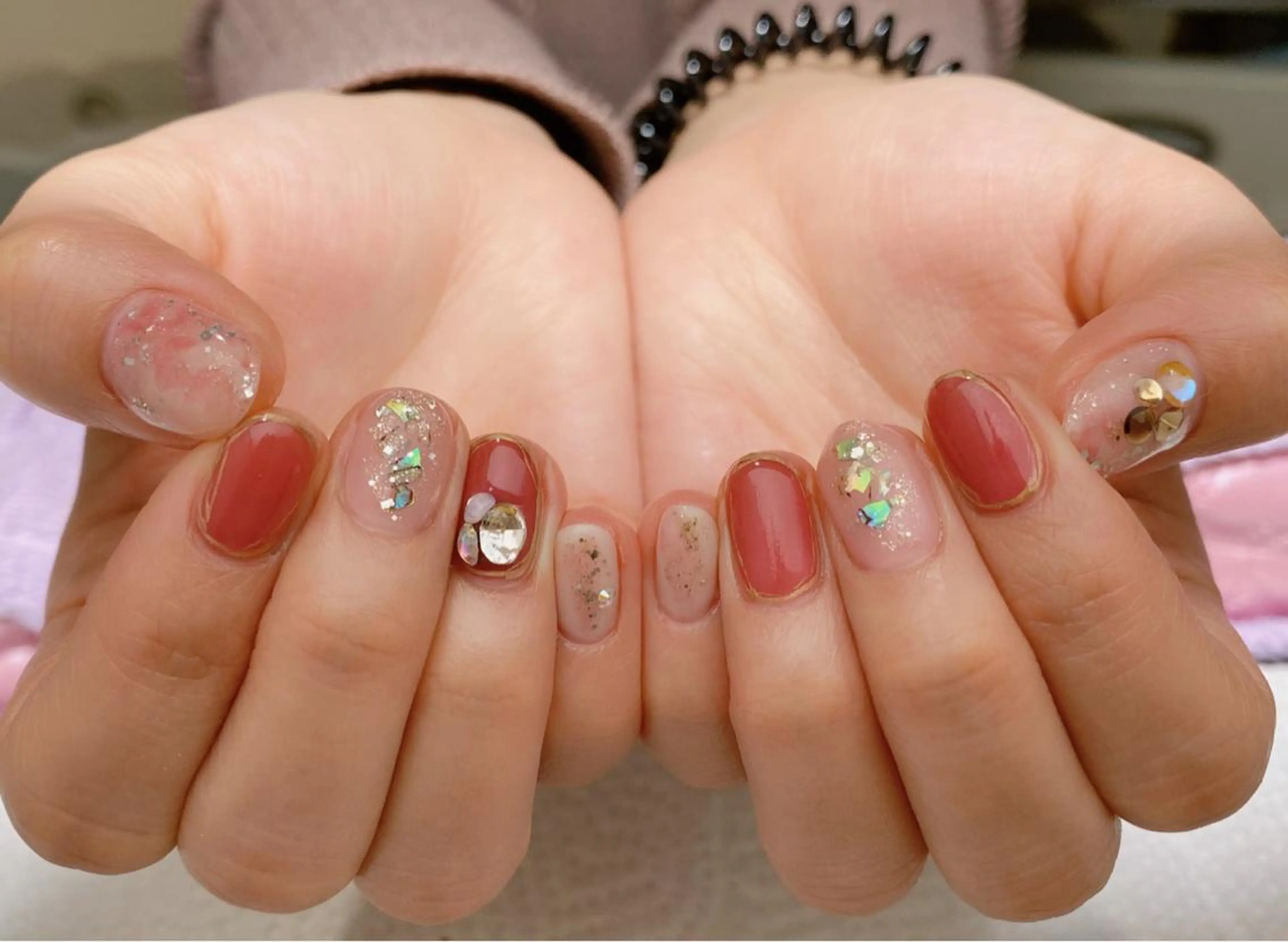 ネイル ニュアンスネイル ハンドネイル ハンドケア u sのネイルデザイン