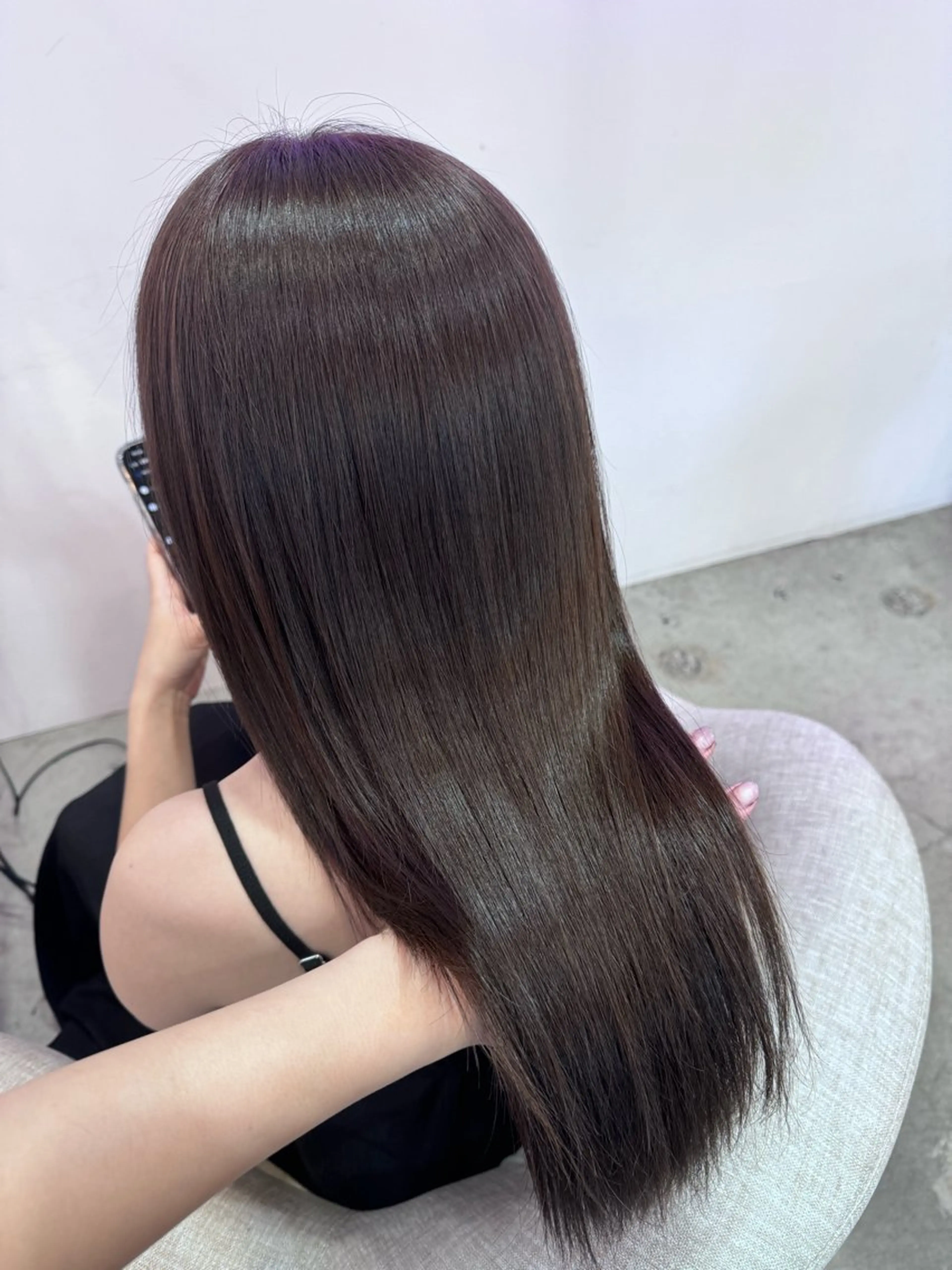 ロング カット ヘアカラー wixymimi　hair salon所属・艶カラー✨レイヤー 𝐚𝐲𝐚𝐤𝐚のヘアスタイル