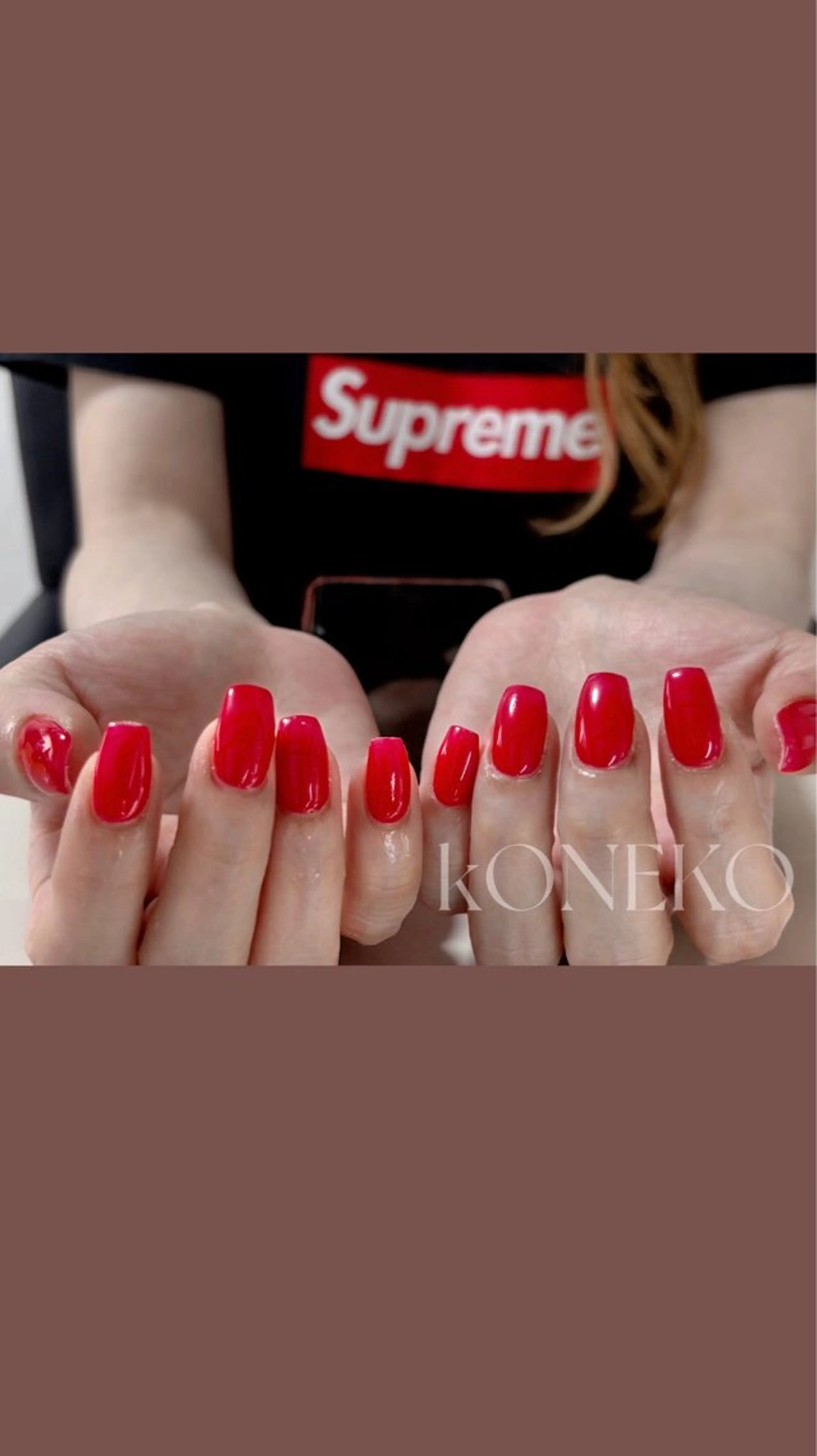 ネイル ハンドネイル コネコネイルサロン モデル用のネイルデザイン