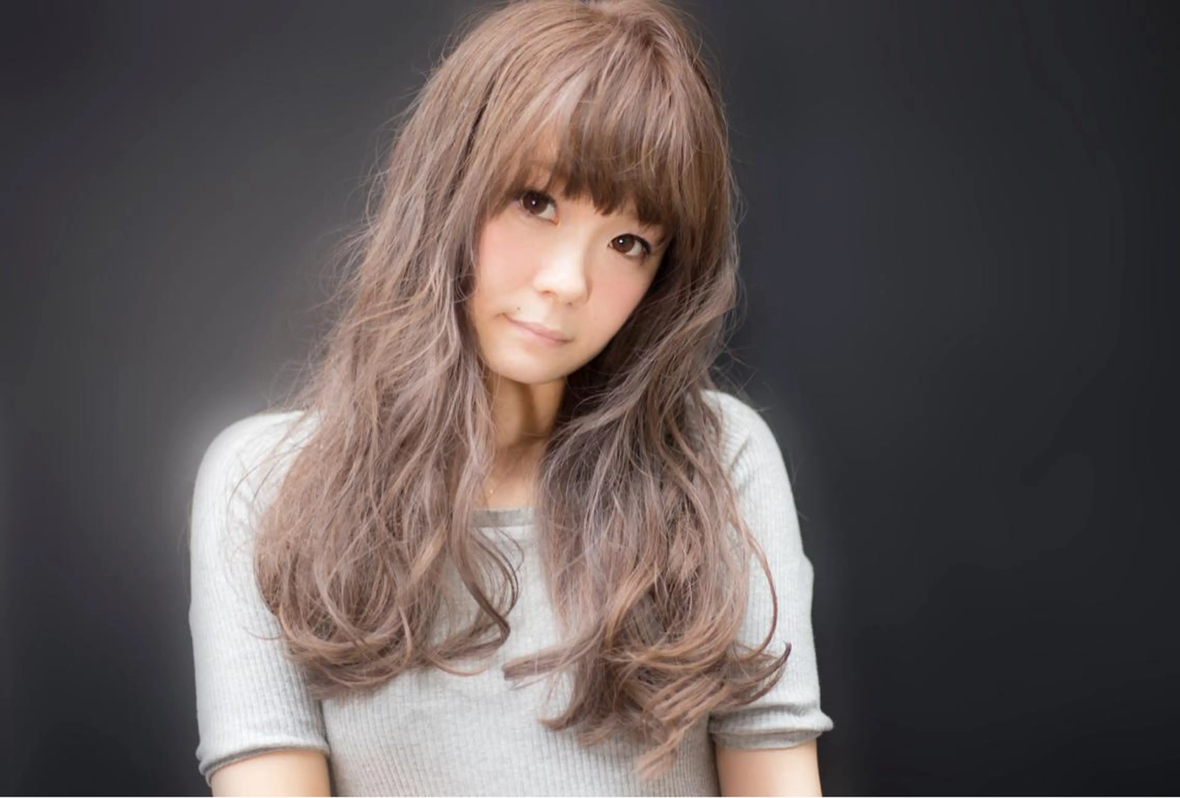 セミロング ロング カラー Re:ta Hair 飯田淳平のヘアスタイル