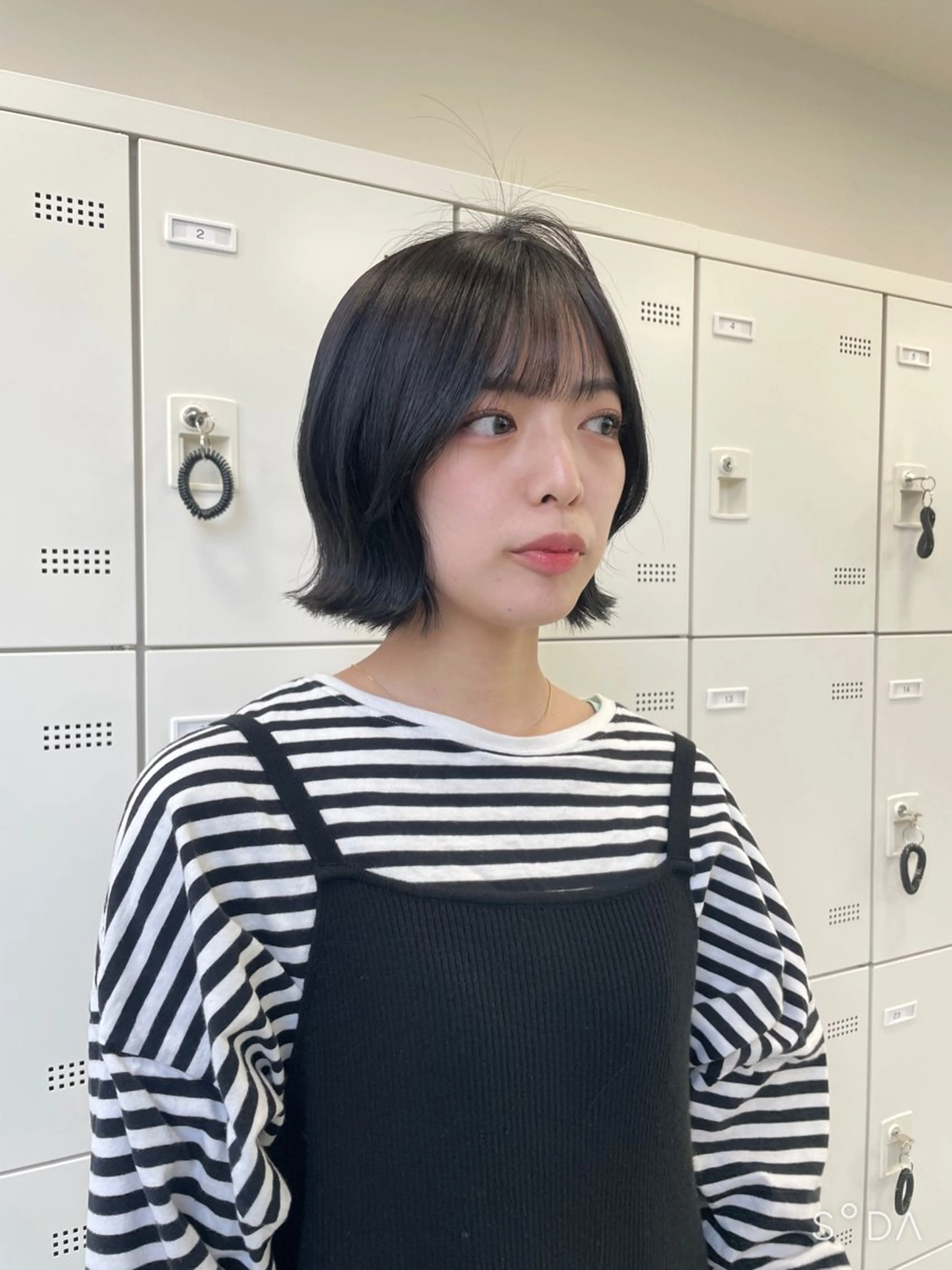 ショート カット ヘアカラー トリートメント MOE 福岡韓国ヘア✧︎のヘアスタイル