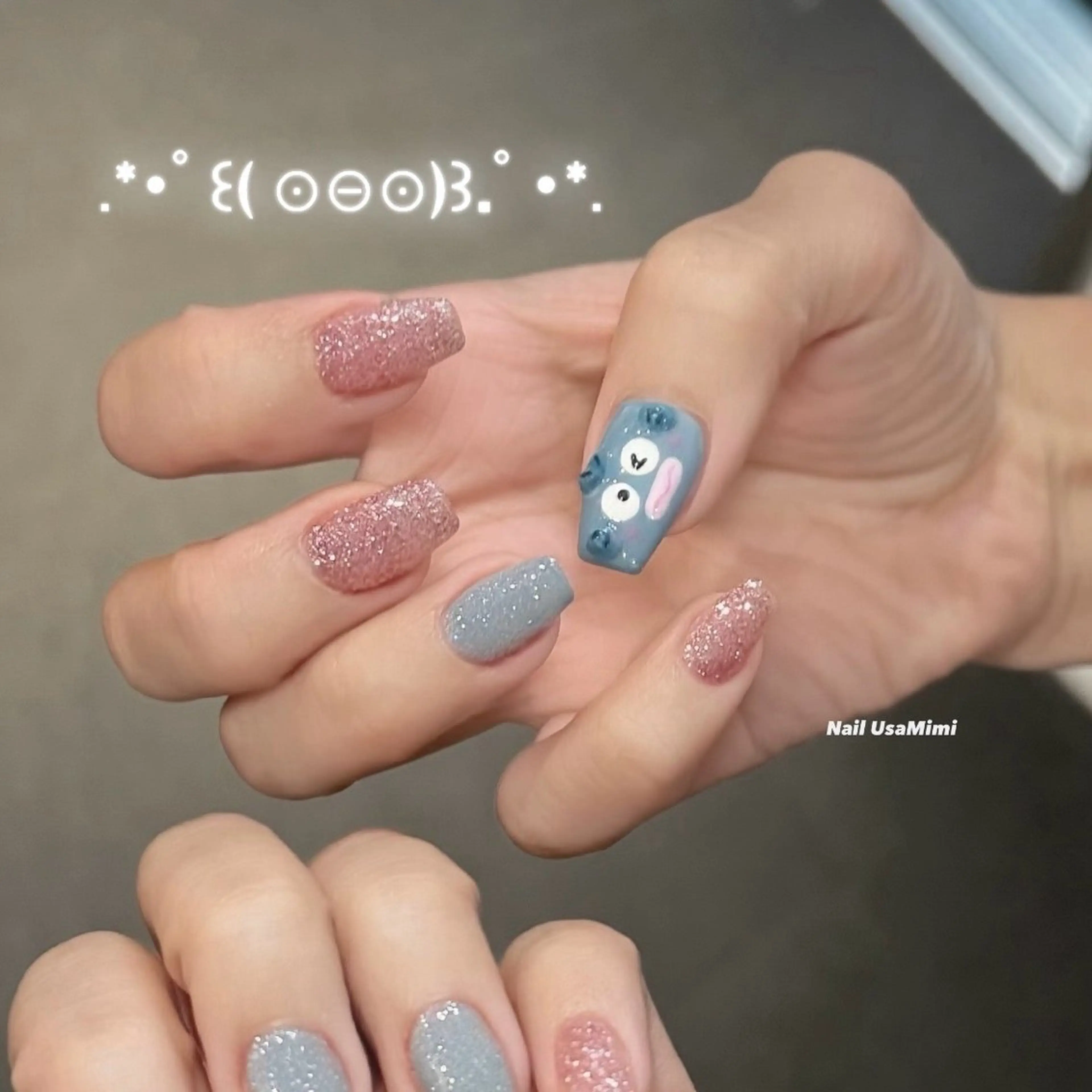 ネイル ハンドネイル 本町NailUsaM imi MOMOKAのネイルデザイン