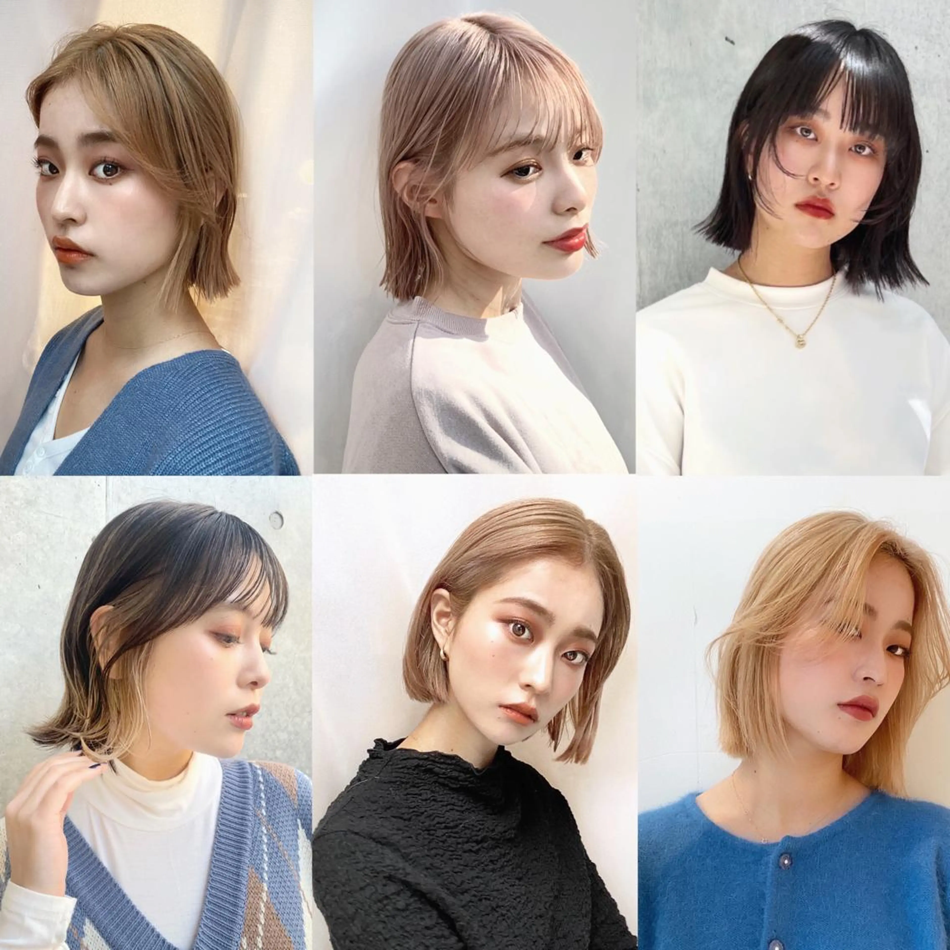 ショート ボブ レイヤー専門家 ダブルカラー修のヘアスタイル