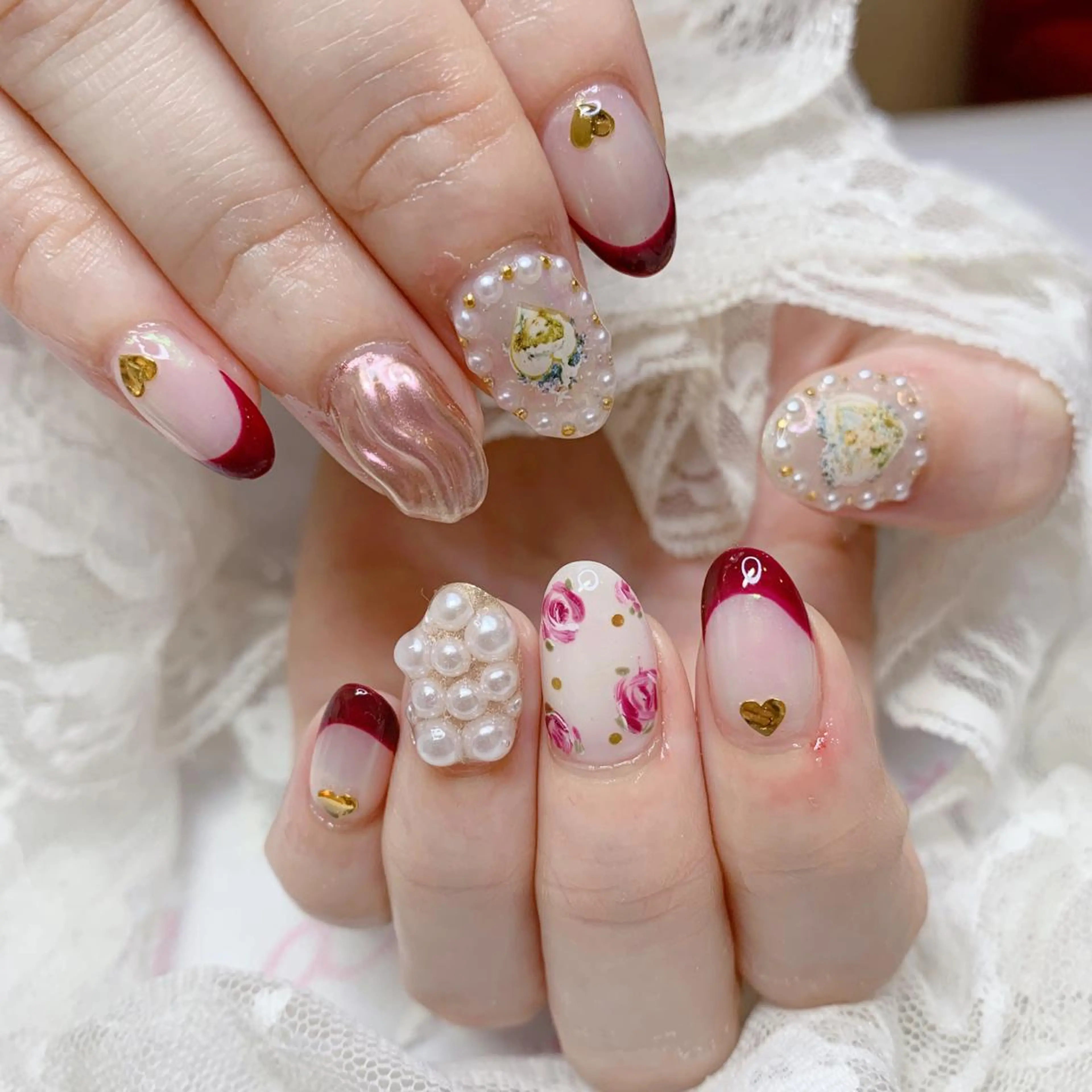 ネイル ハンドネイル La neige* yuki 🥯🍑のネイルデザイン