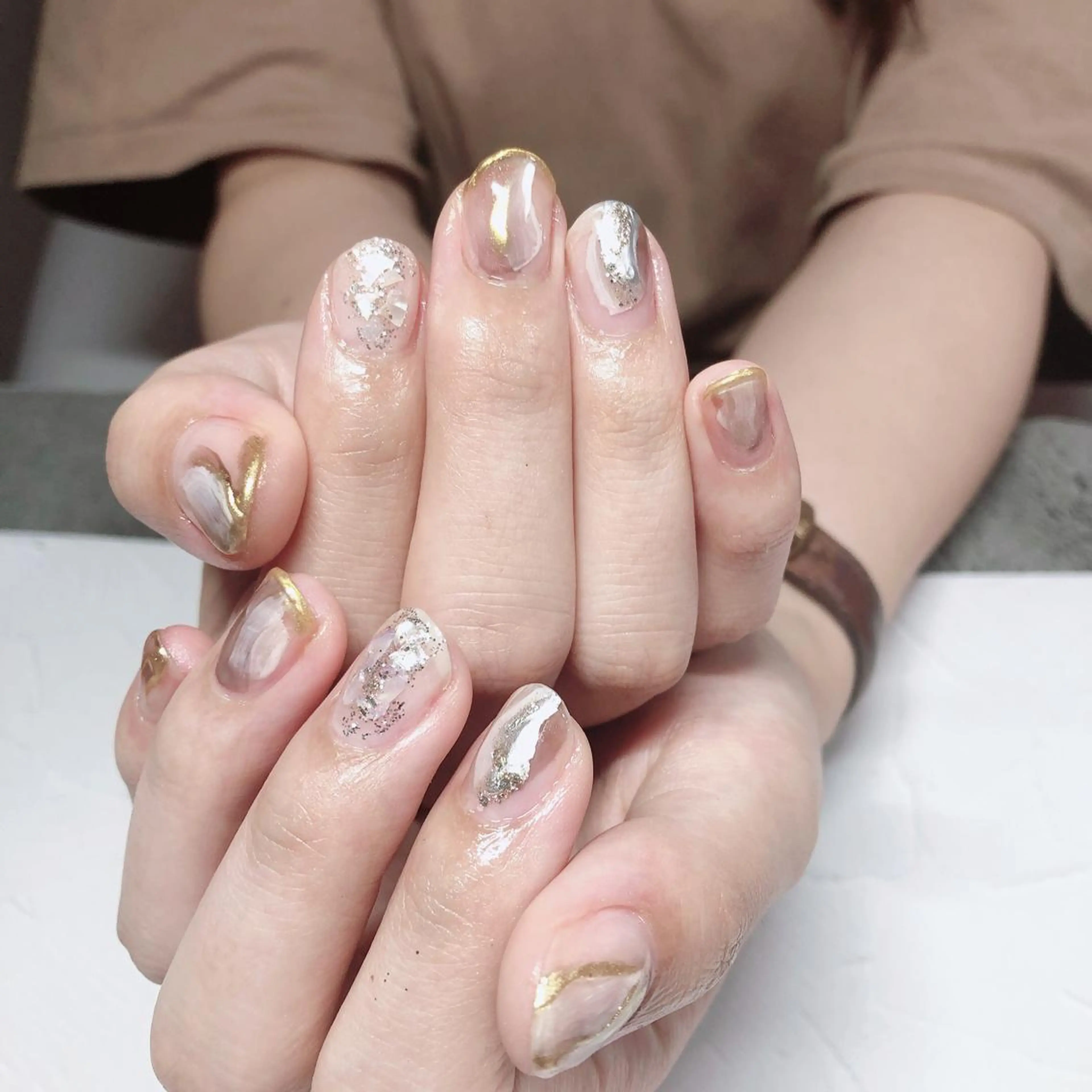 ネイル 持ち込み 奥園 良恵のネイルデザイン