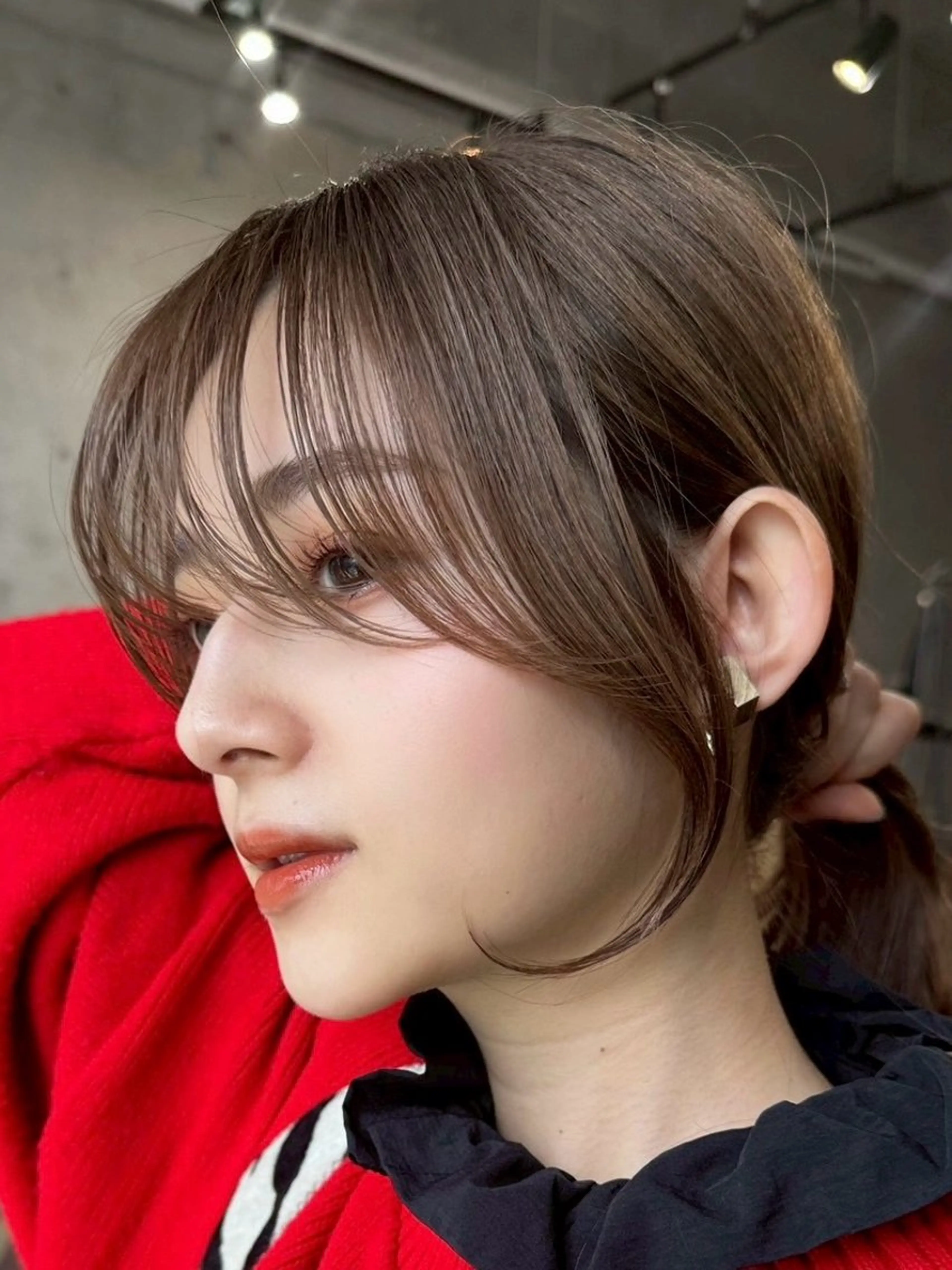 セミロング カラー カット ヘアカラー トリートメント ✨顔まわりカット ✨渋谷人気No.1✨のヘアスタイル