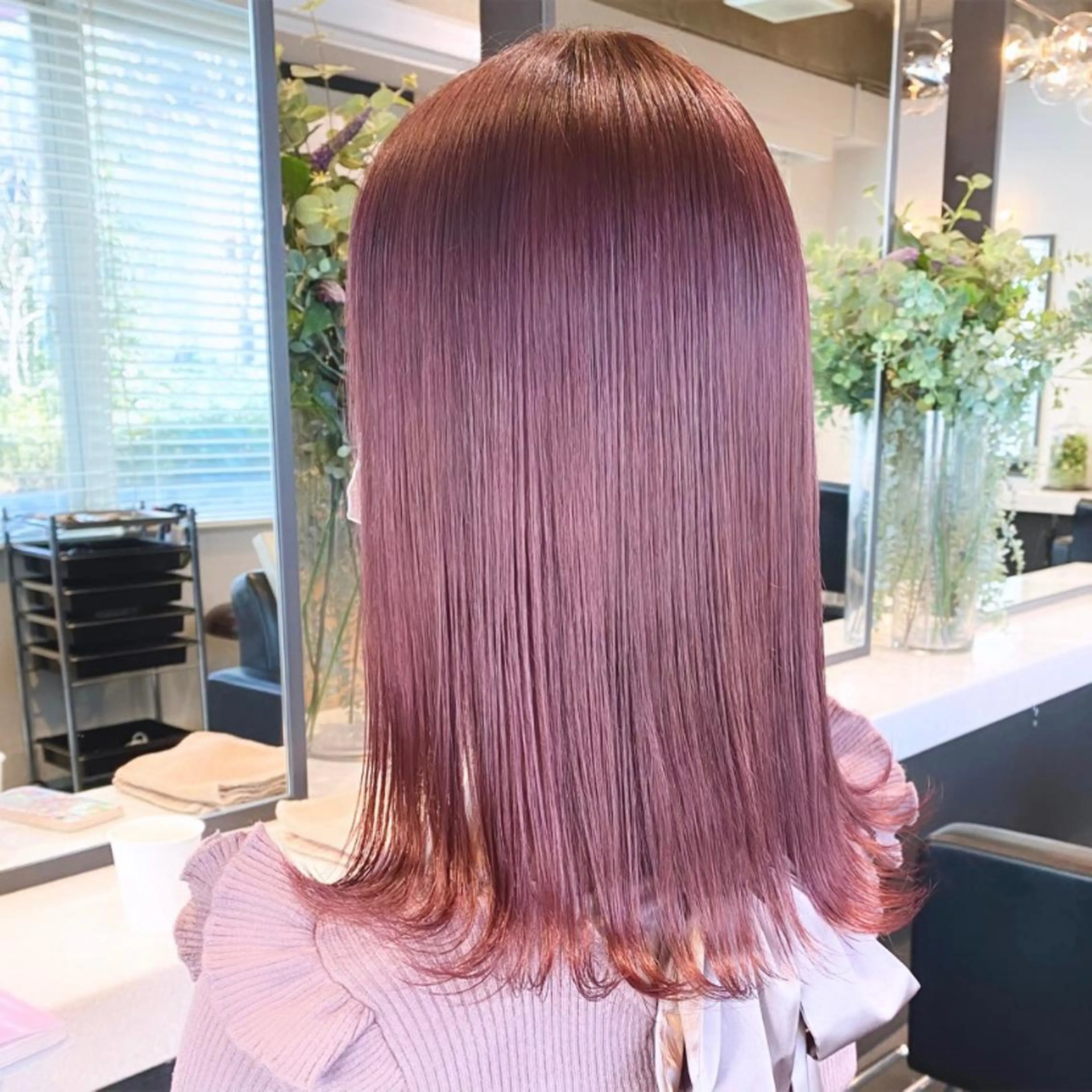 ミディアム カラー 💗ガーリーヘア🎀 saki💗のヘアスタイル