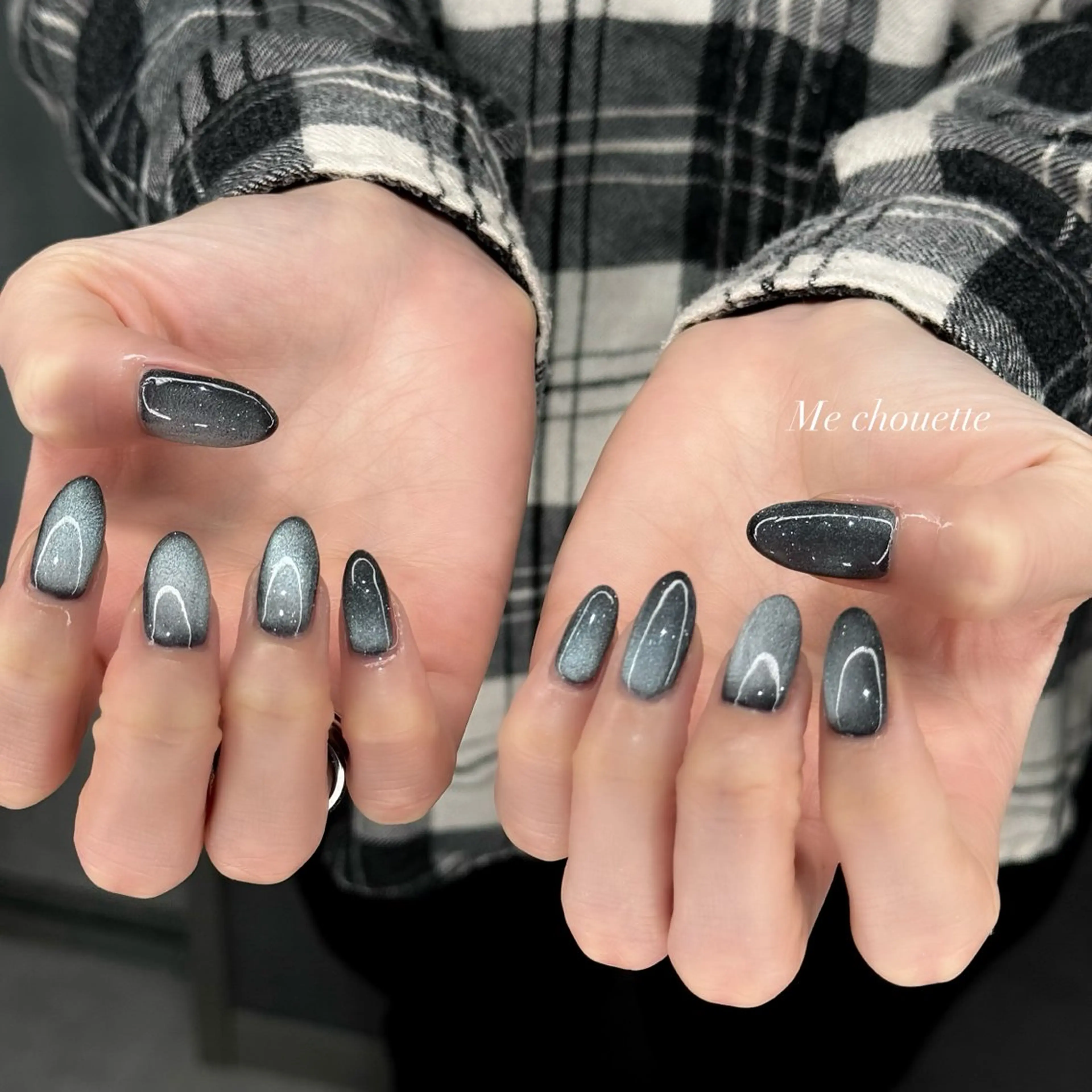 ネイル フラッシュネイル マグネットネイル Me   Chouette所属・MeChouette ネイルのネイルデザイン