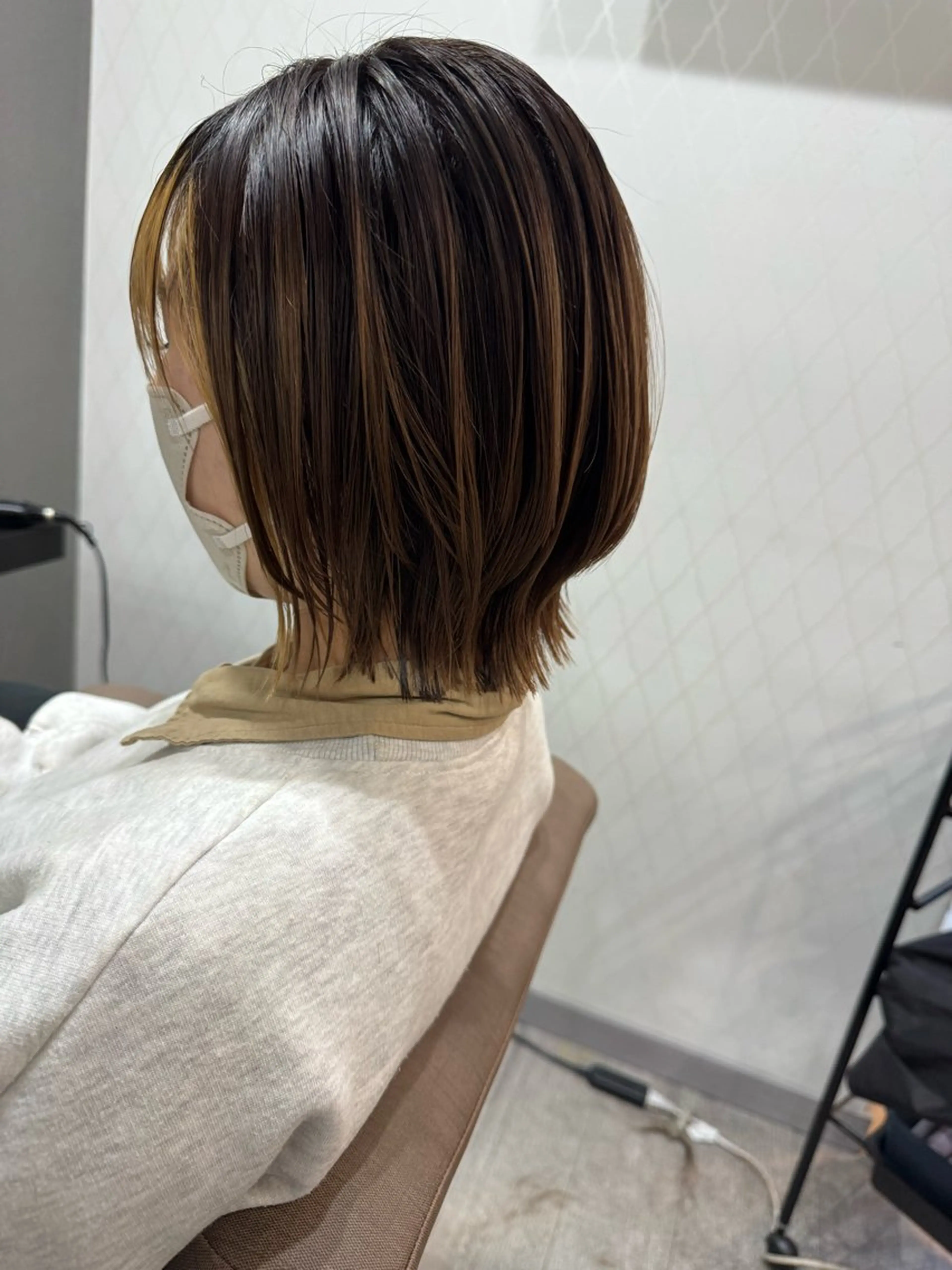 ショート ハイライト/髪質改善 ans/黒木 和大のヘアスタイル