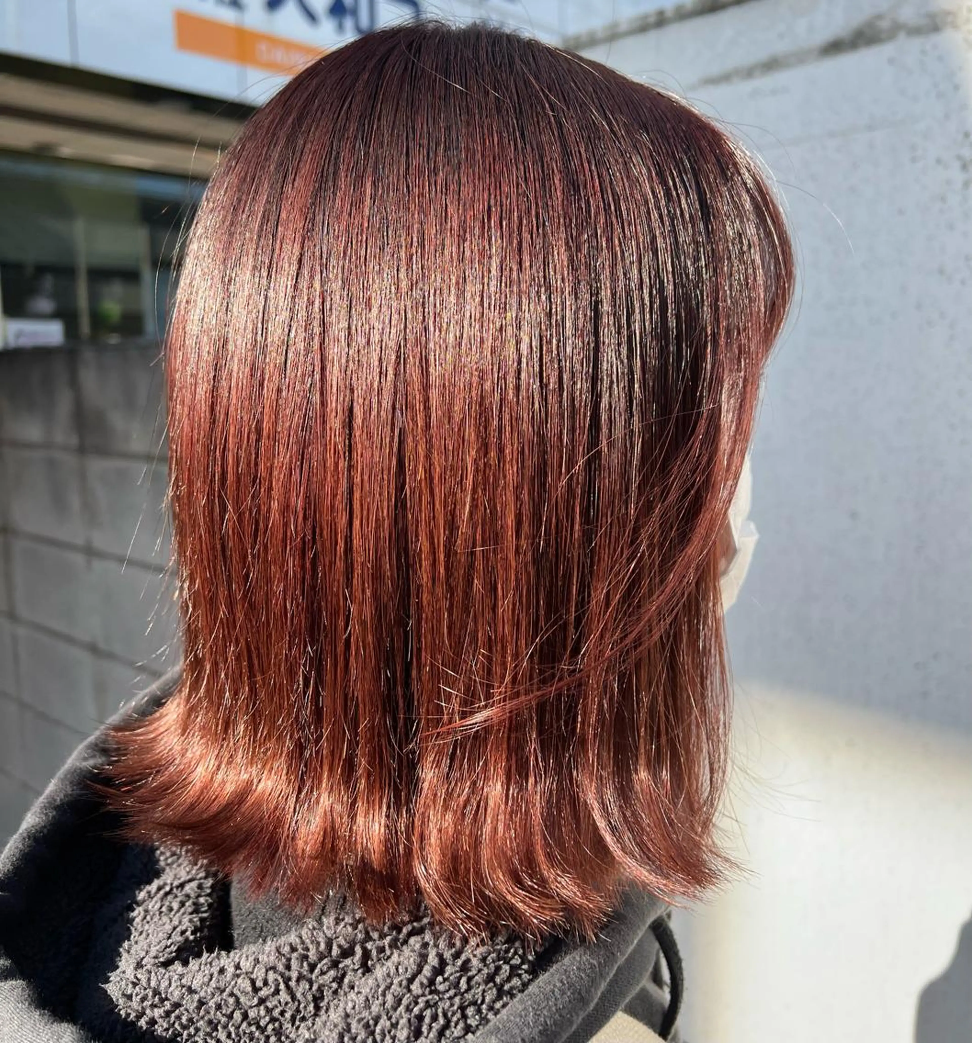 ショート カラー ブラウンカラー ピンクカラー ピンクブラウン イシイ ハルナ 🤍のヘアスタイル