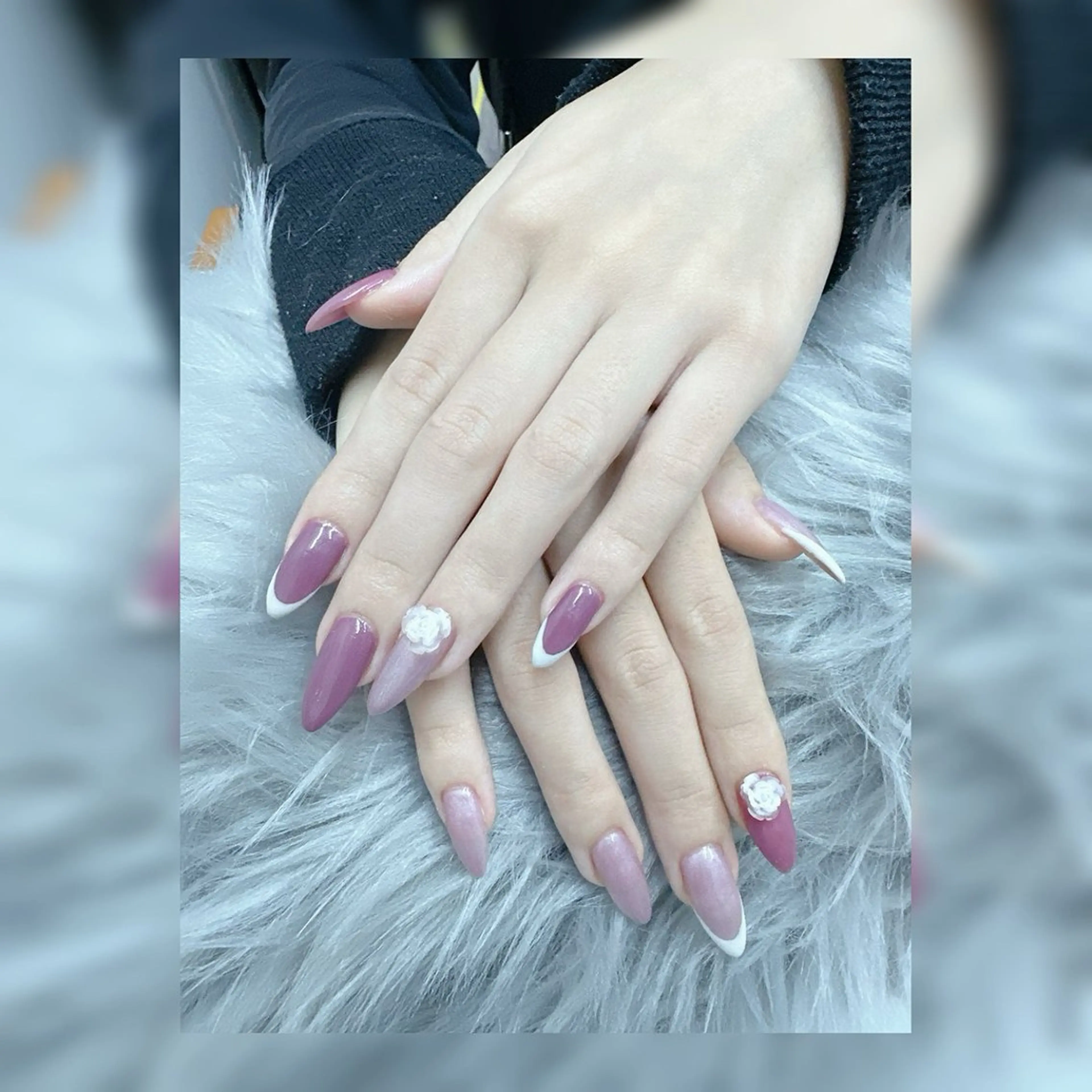 フレンチorグラデーション（オフ+¥500）の写真