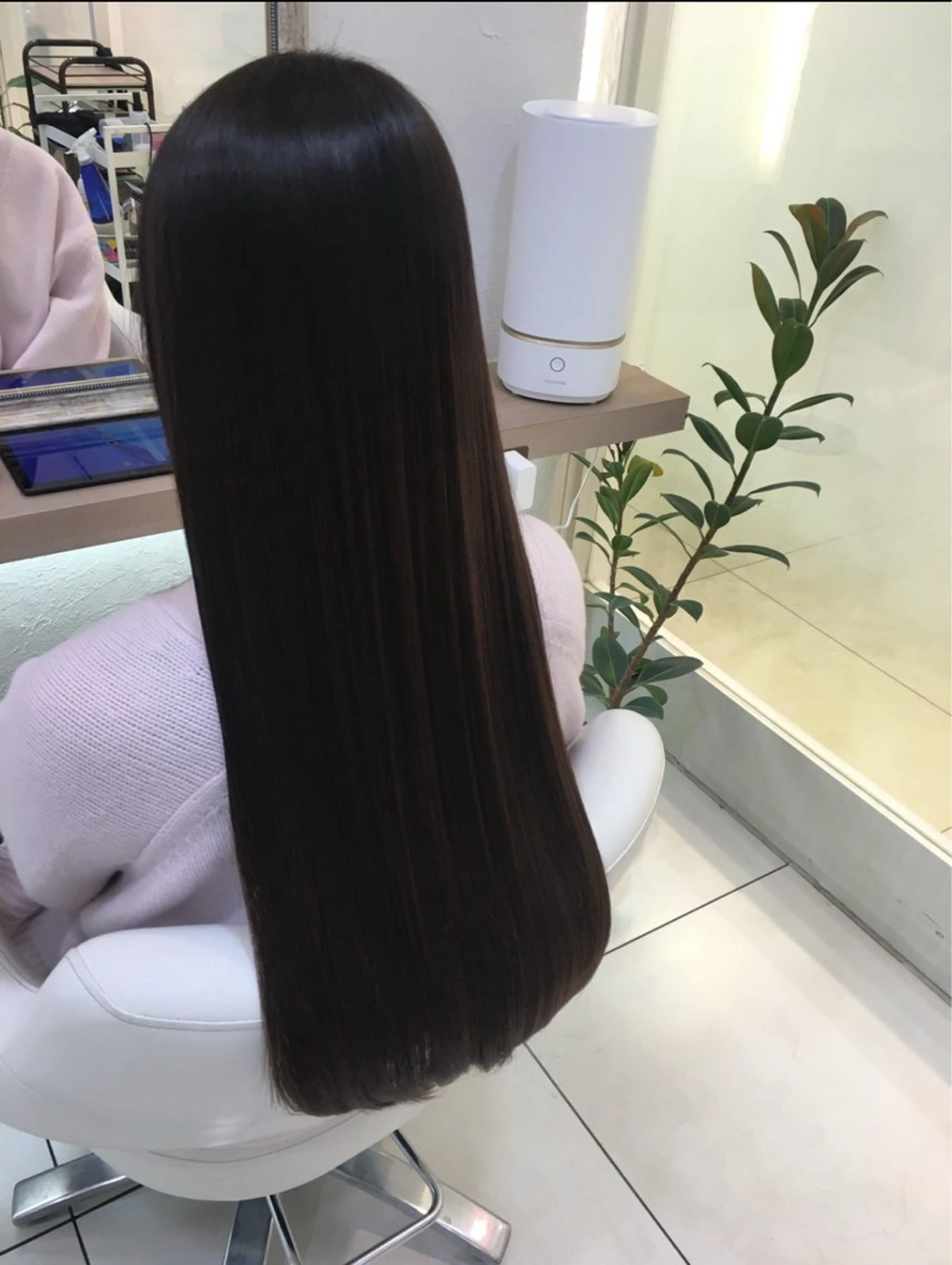 ロング カラー 髪質改善/縮毛矯正 ササキナツミのヘアスタイル