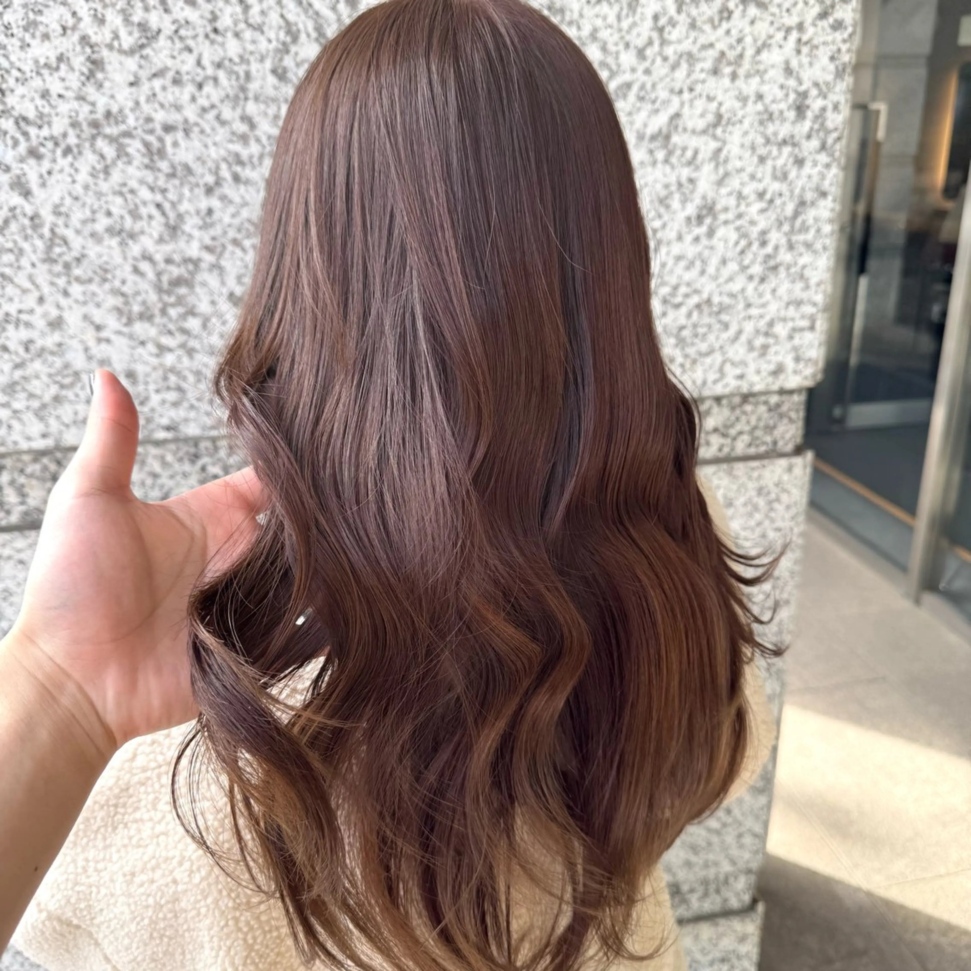 ロング カラー ヘアアレンジ ヘアカラー ブリーチなしカラー /新百合ヶ丘/安形翔のヘアスタイル