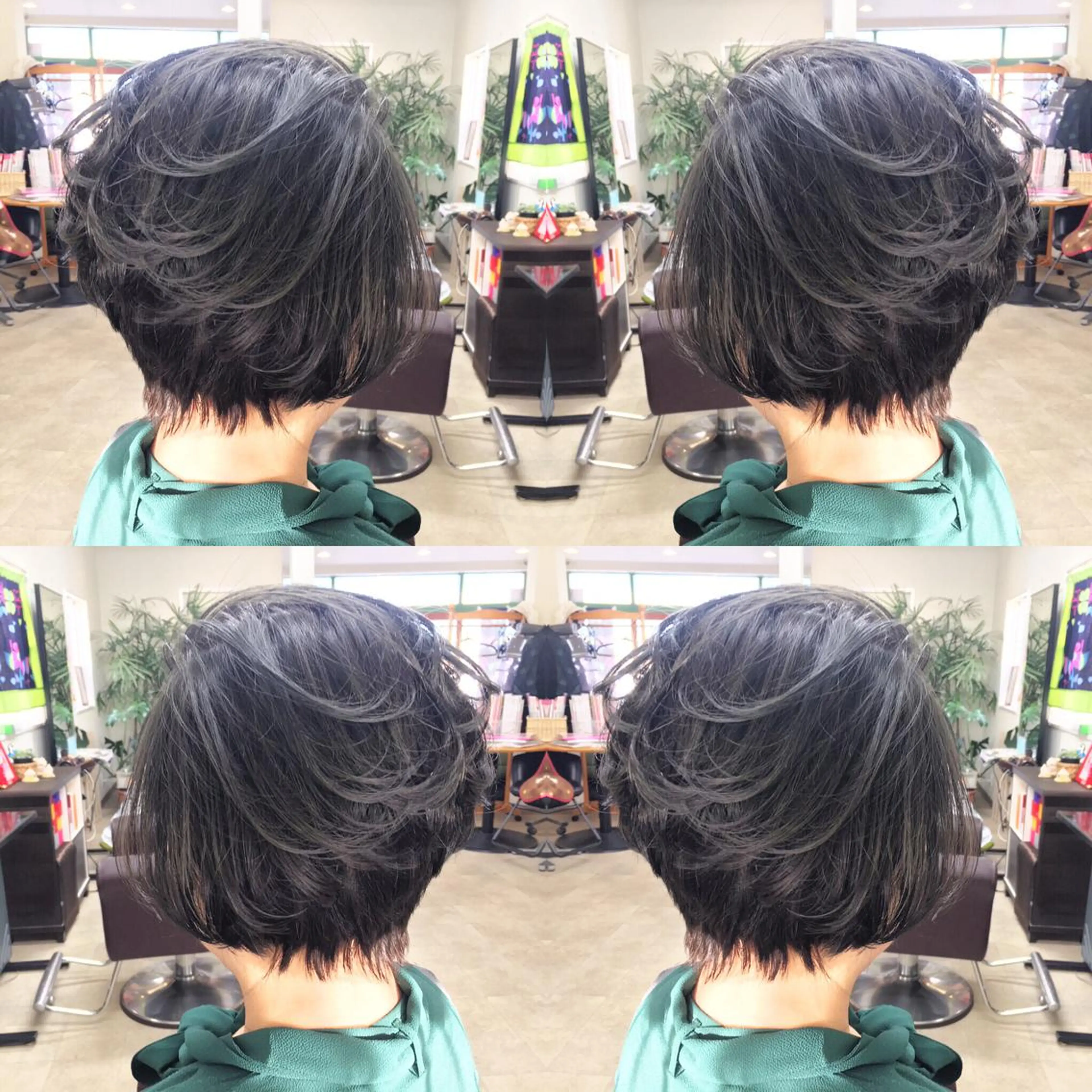 ショート カラー ヘアアレンジ 小顔ショートヘア♪ TAKUMIのヘアスタイル