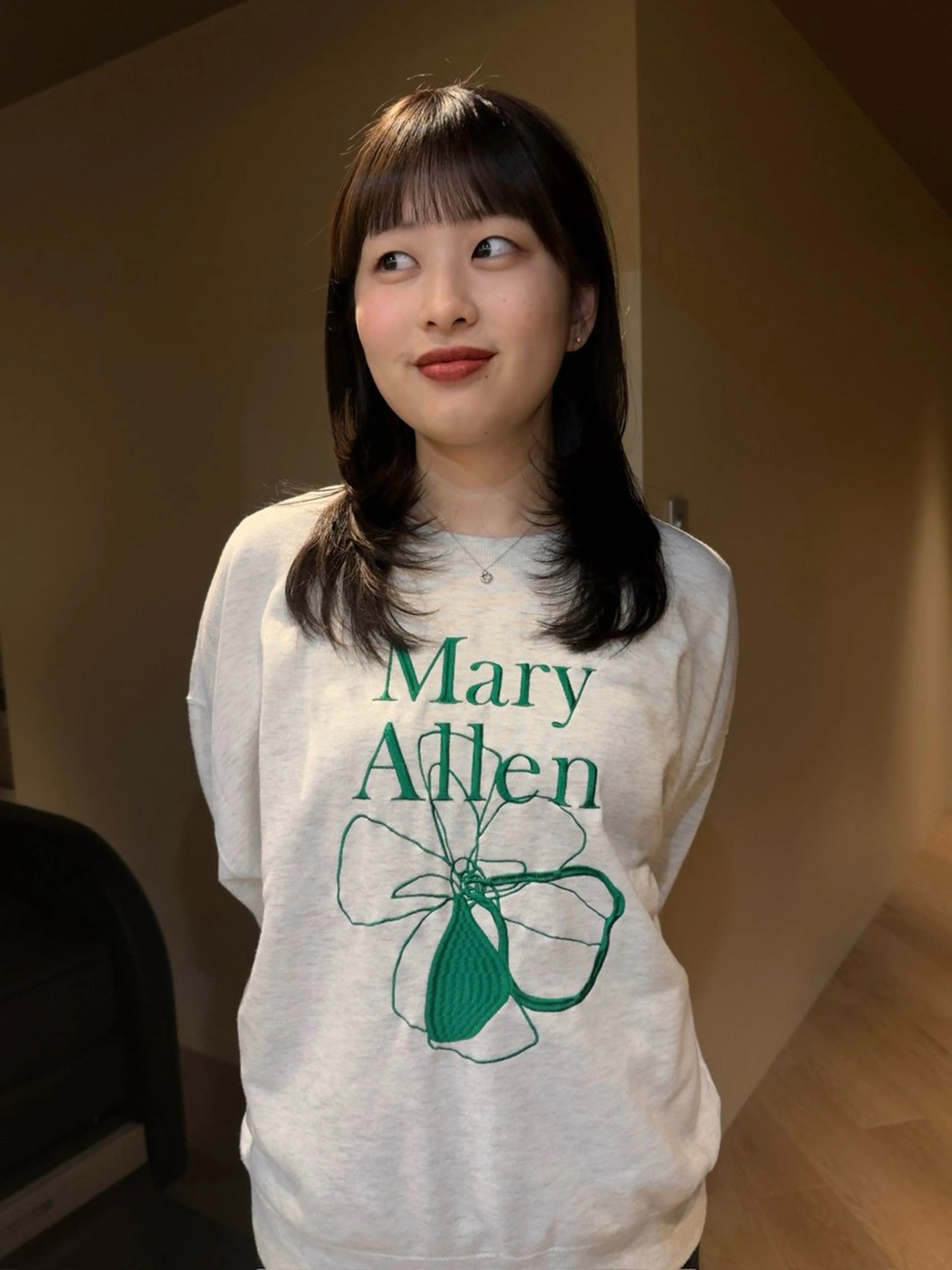 セミロング カラー shiro.kobe【シロ コウベ】所属・shiro.kobe 森彩華のヘアスタイル