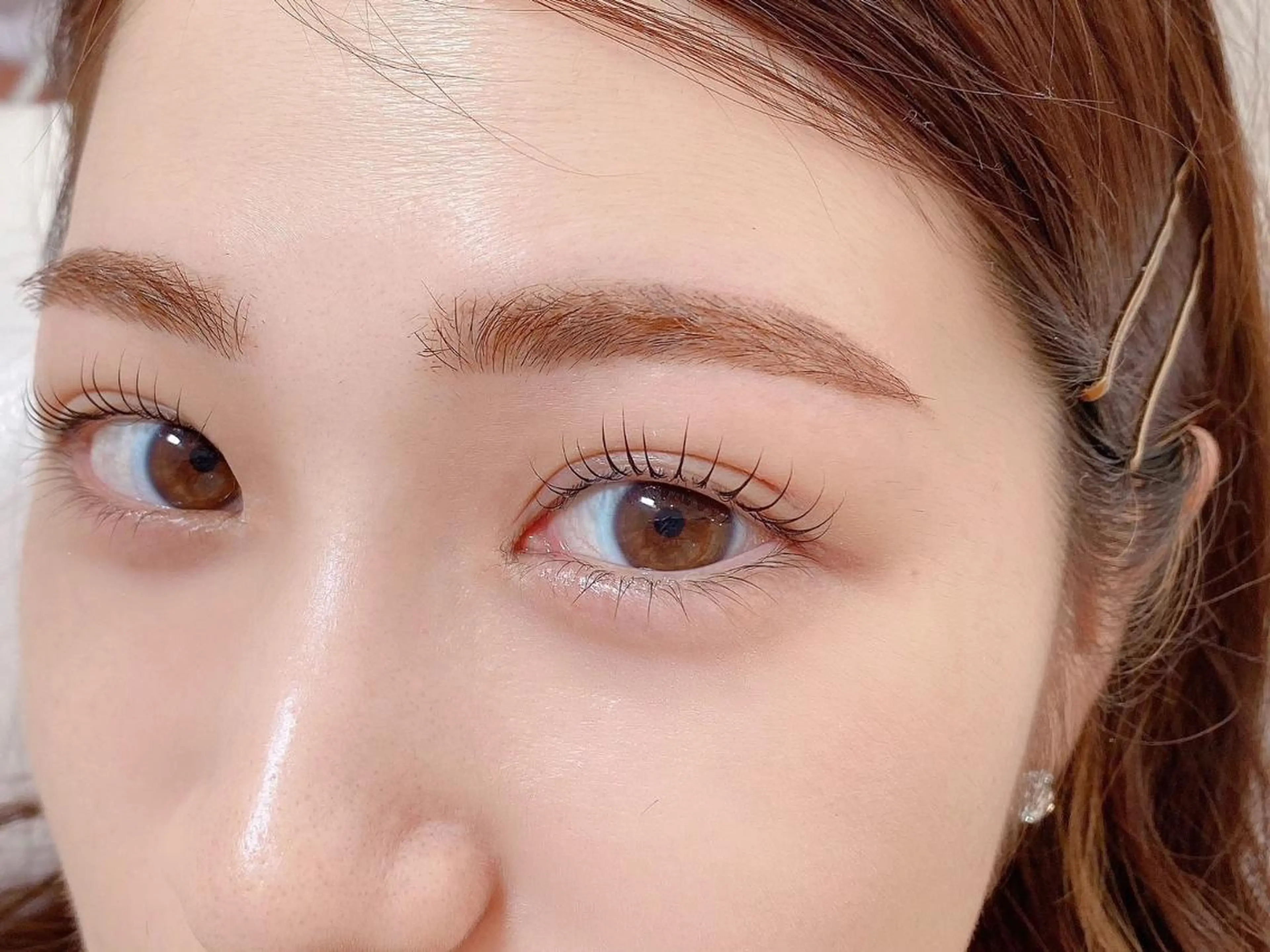 マツエク・マツパ 束感まつ毛 韓国風マツエク パリジェンヌラッシュリフト まつげパーマ 一重×まつ毛パーマ まつ毛/眉毛 Cil 中崎町🌿の眉毛・アイブロウイメージ