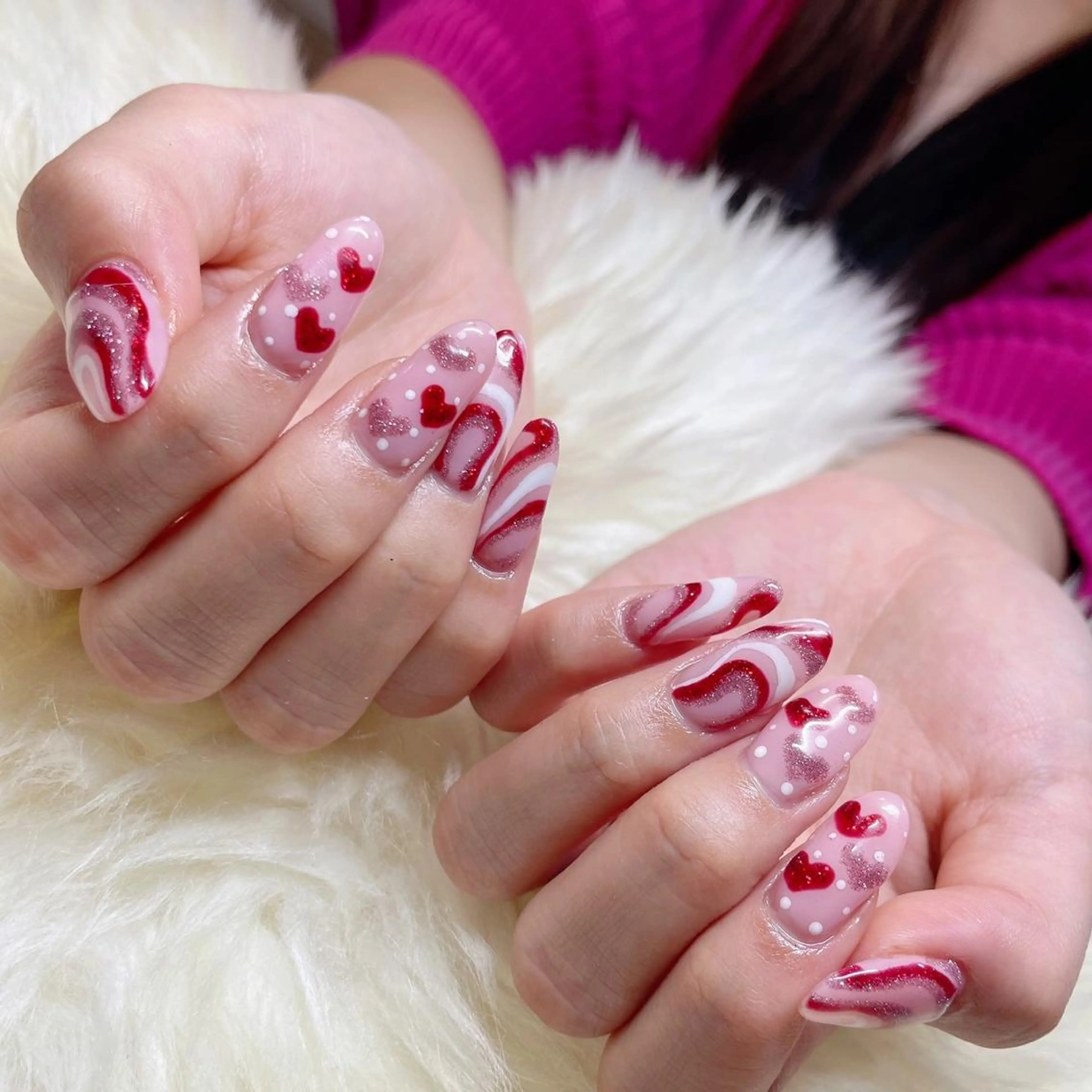 ロング 💜MIYA nail川崎店のネイルデザイン