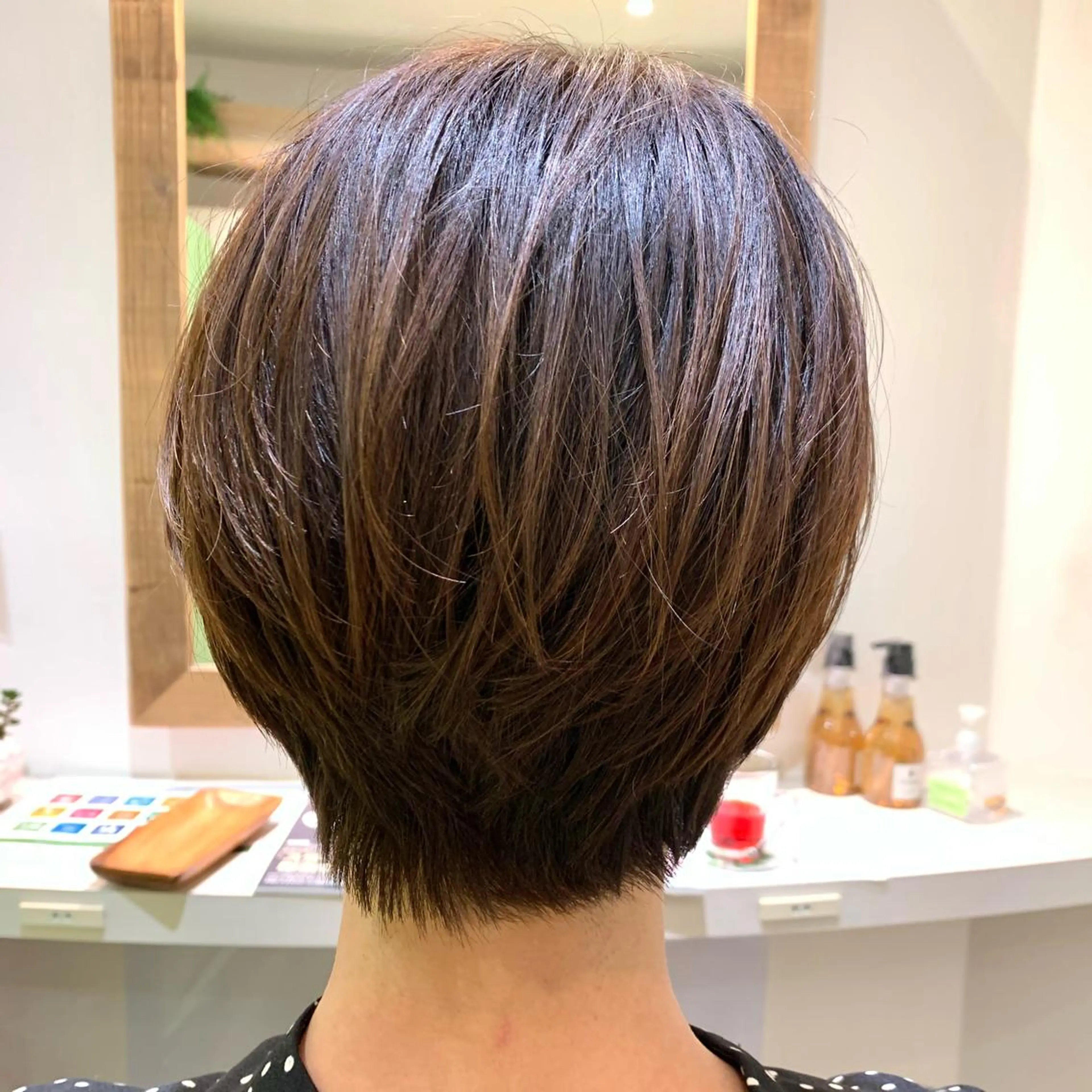 ショート カラー ショートヘア カット ヘッドスパ ショート×カラー 🦊堀米早紀【荻窪】のヘアスタイル