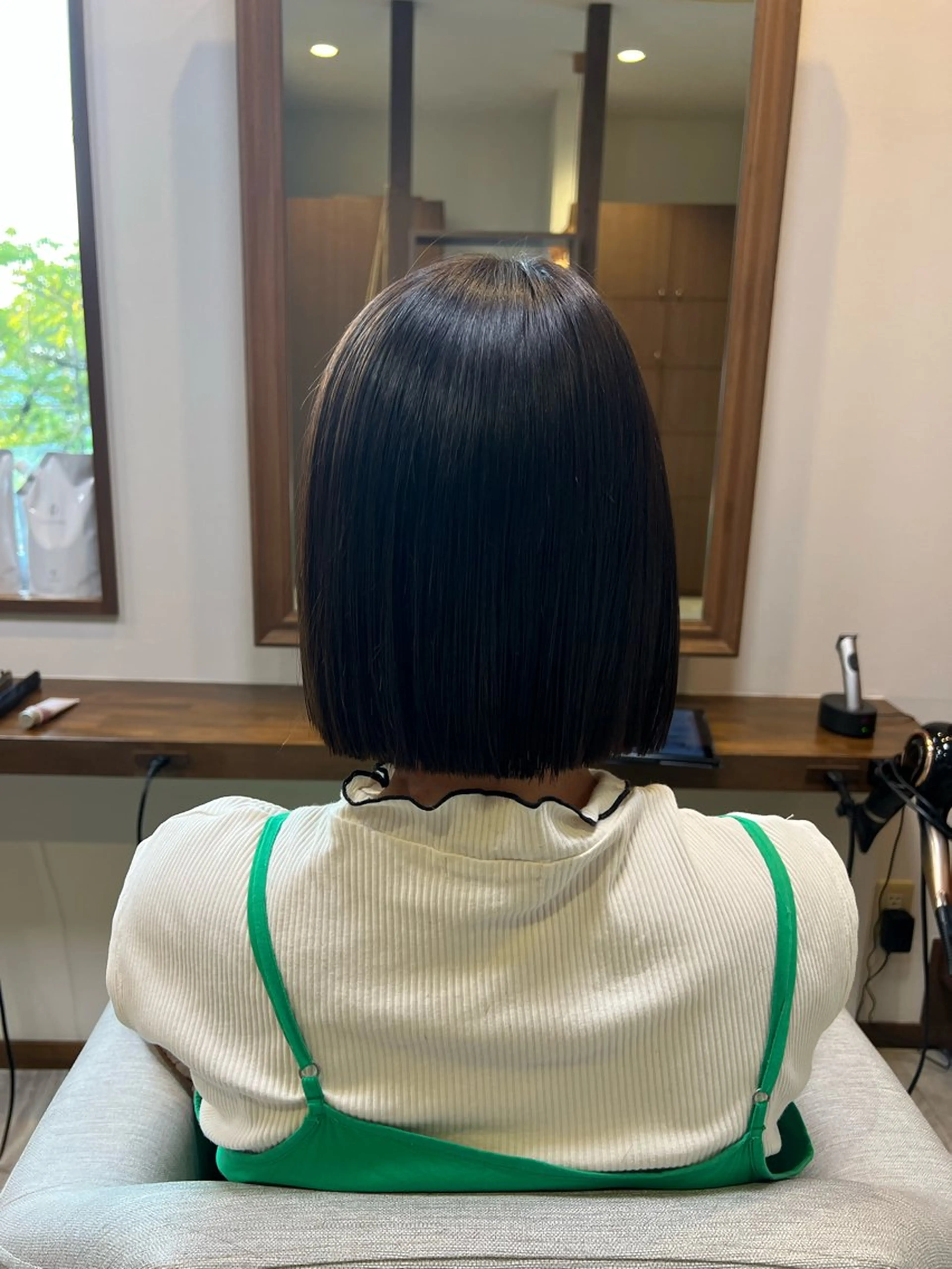 ショート ボブ 吉田 咲樹のヘアスタイル