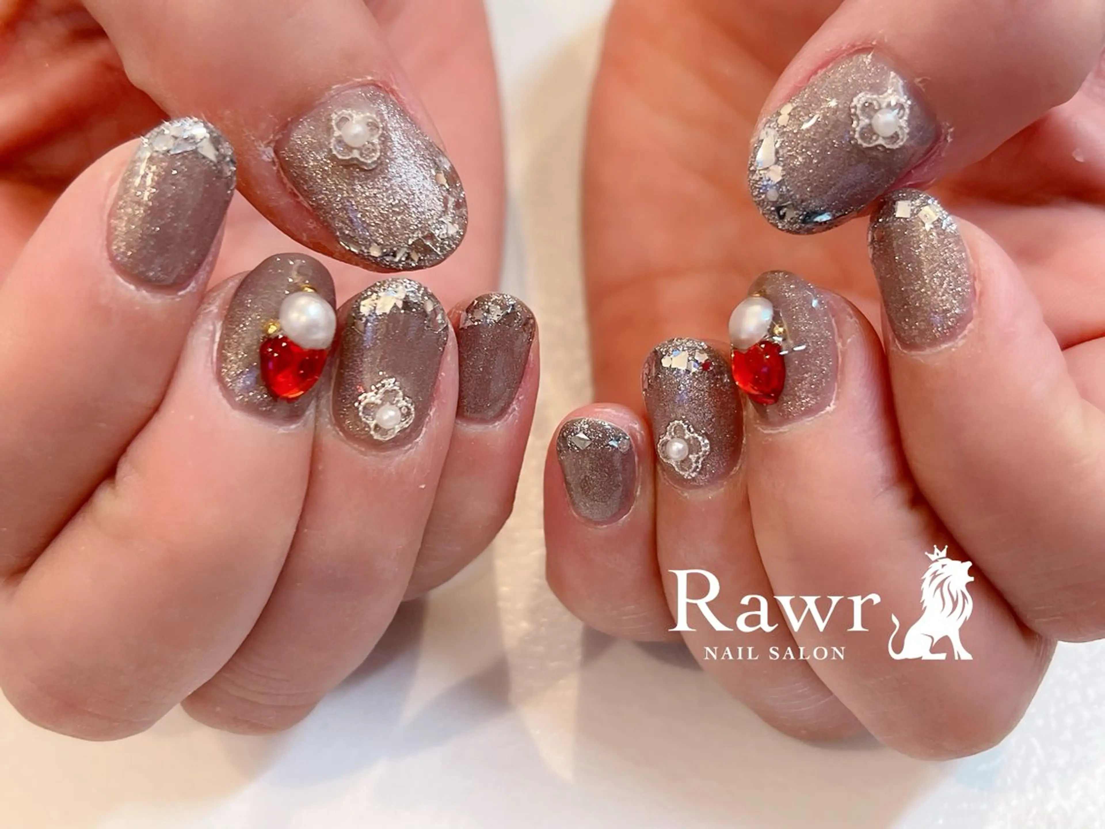 ネイル ハンドネイル Rawr / saoriのネイルデザイン