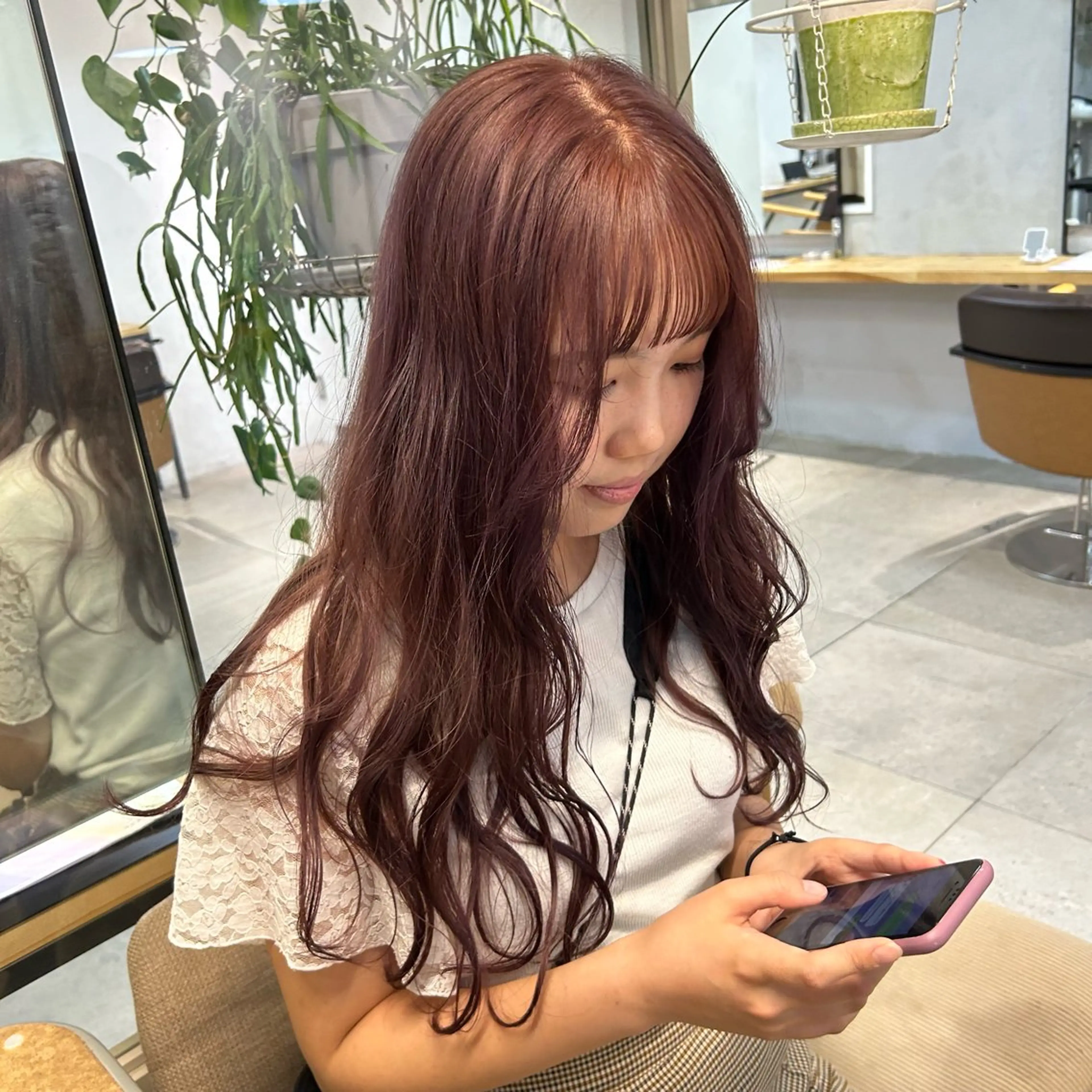 ロング カラー ヘアカラー じゅわっと暖色カラー 🍊Moemiのヘアスタイル