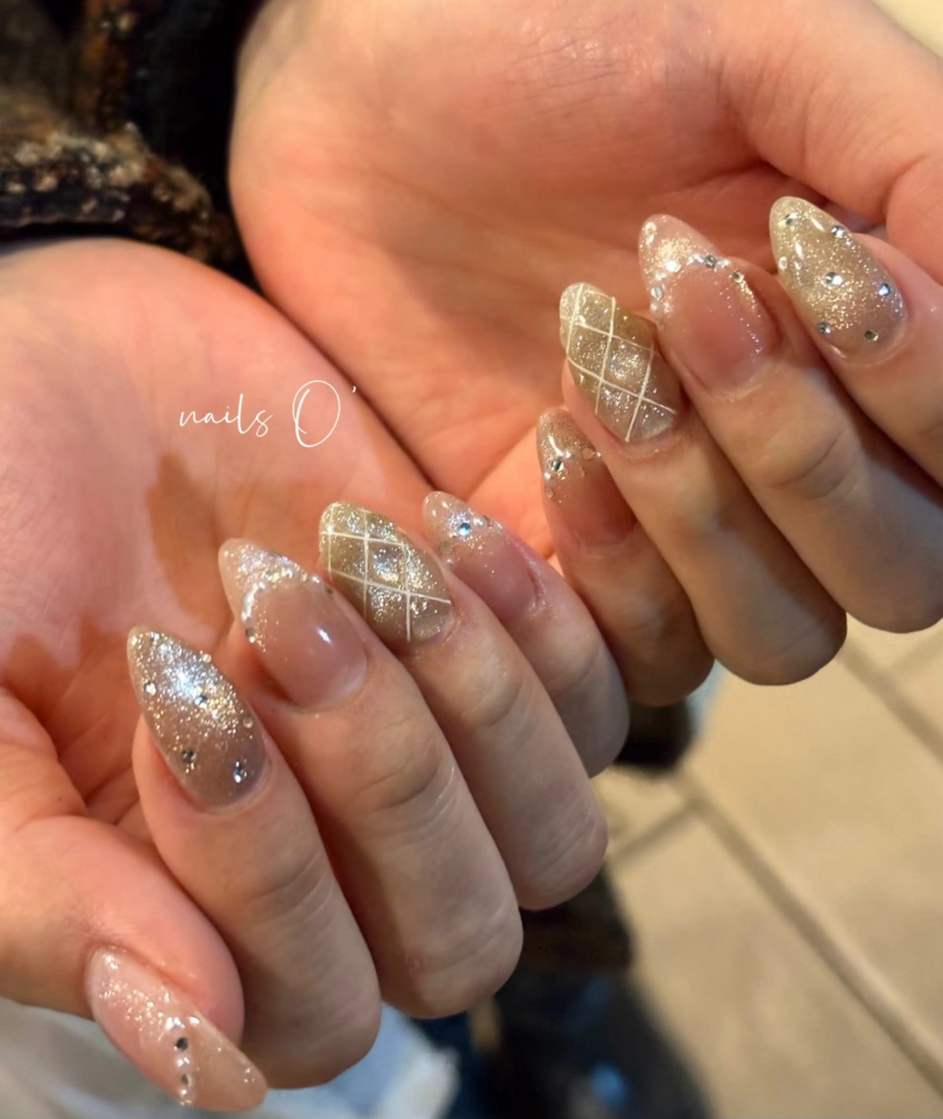 ネイル 大人可愛いネイル🎗 Hinaのネイルデザイン